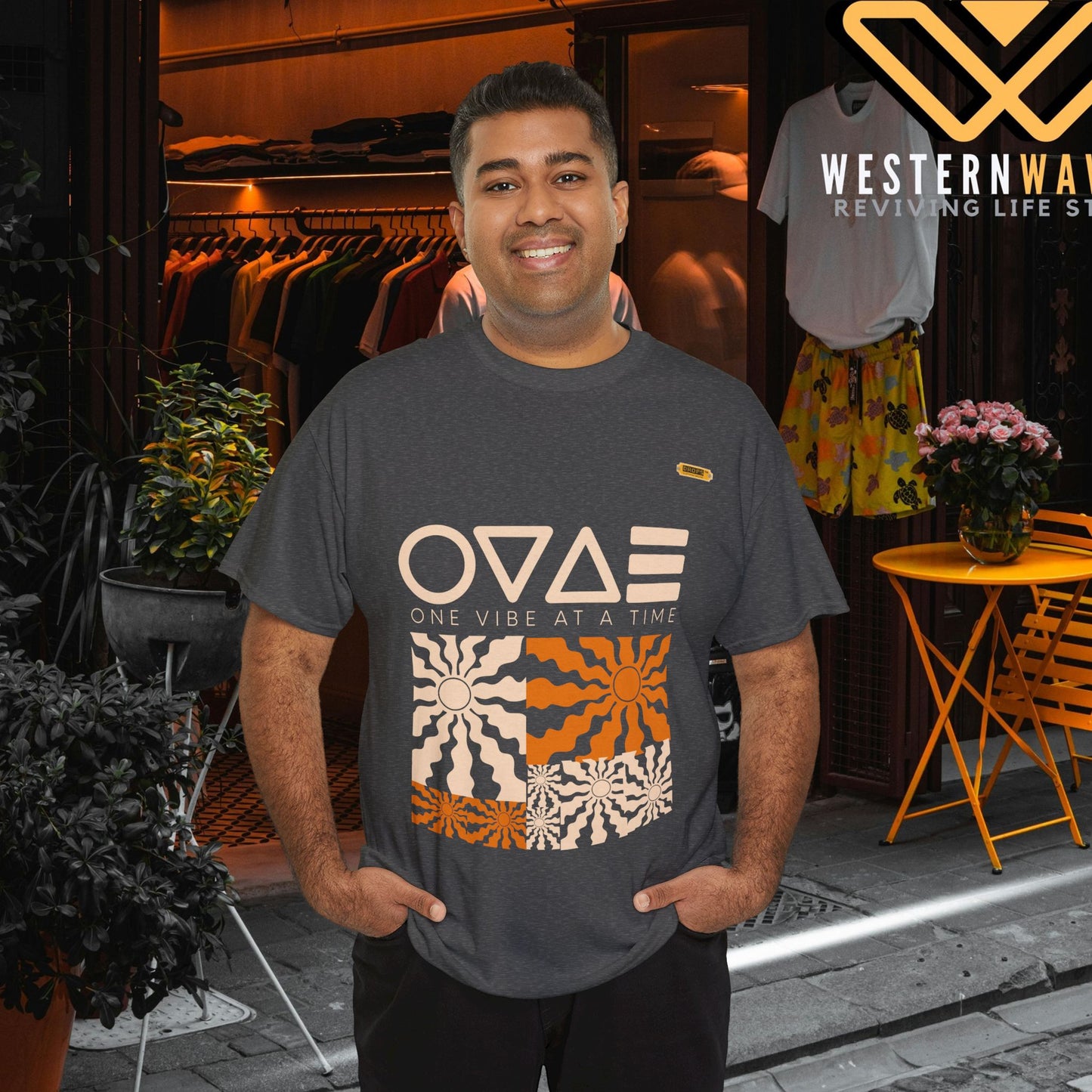 Unisex Heavy Cotton Tee_ Series N7* USHCTEE PT2WW003_ Limited Edition Heavy Cotton Tee by WesternWaves: