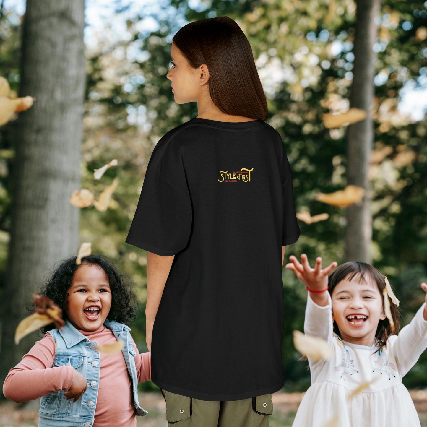 Kids Heavy Cotton™ Tee_ N2+ Series KHCT PT2WW009_ Limited Edition Durable Comfort for Every Adventure by WesternWaves: