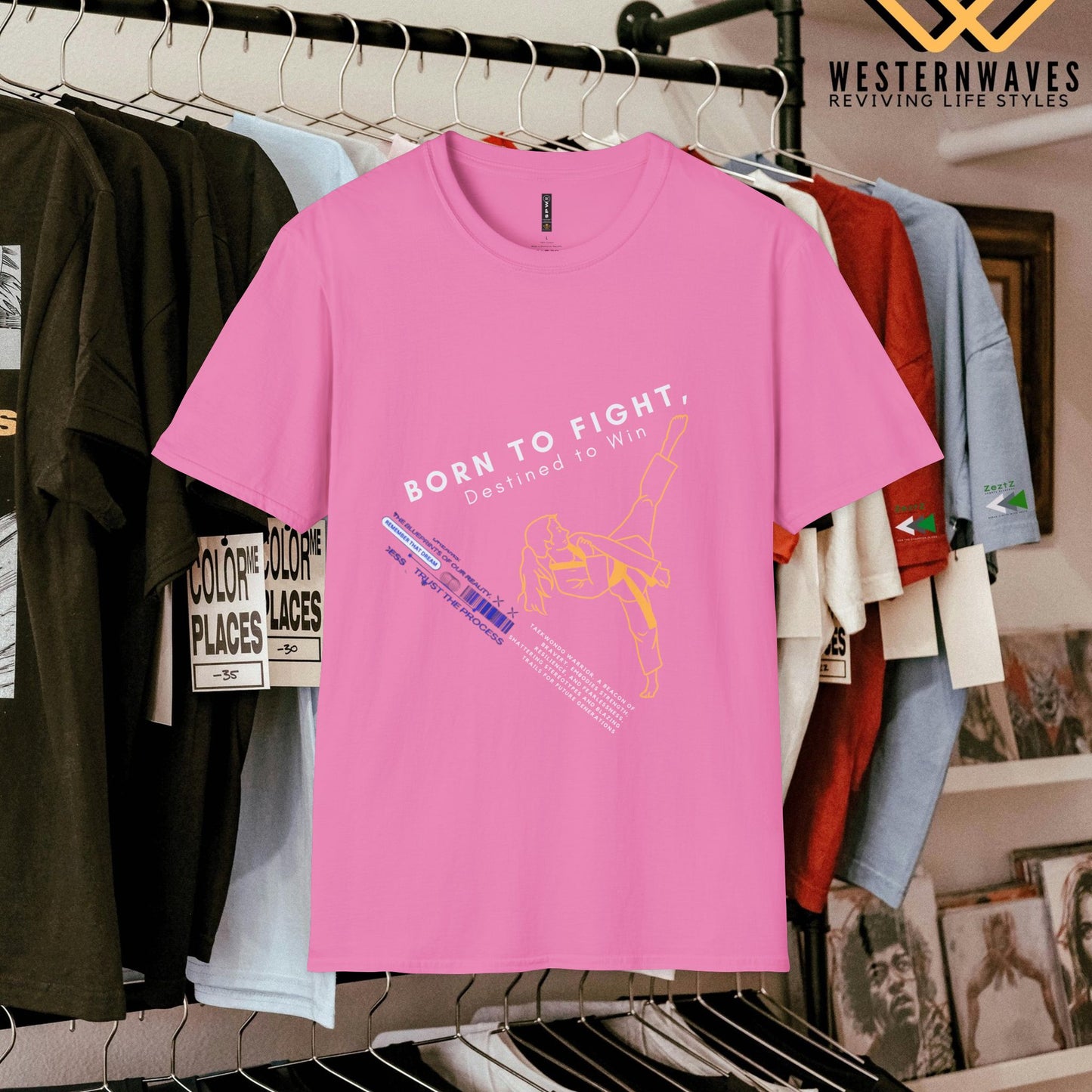 Unisex Softstyle T-Shirt_ N3+ Series USSSTS PT2WW001_ Limited Edition Versatile Style and Comfort by WesternWaves: