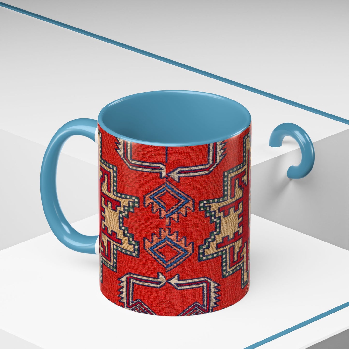 Accent Coffee Mug 11, 15oz_ N3+ Series ACM11OZ PT2WW019_ Limited Edition Perfect Blend of Style by WesternWaves: