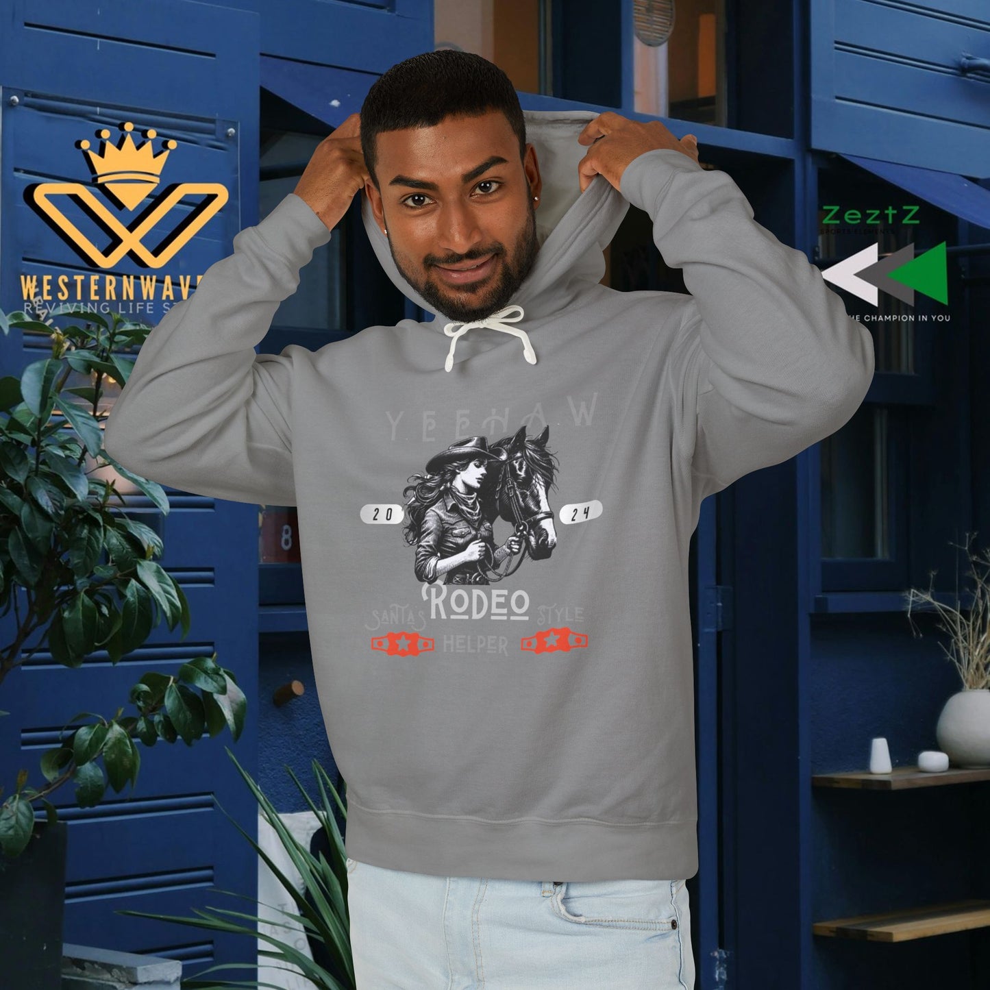 Unisex Lightweight Hooded Sweatshirt – N3+ Series USLWHSS PT2WW016_ Limited Edition Crafted Comfort by WesternWaves: