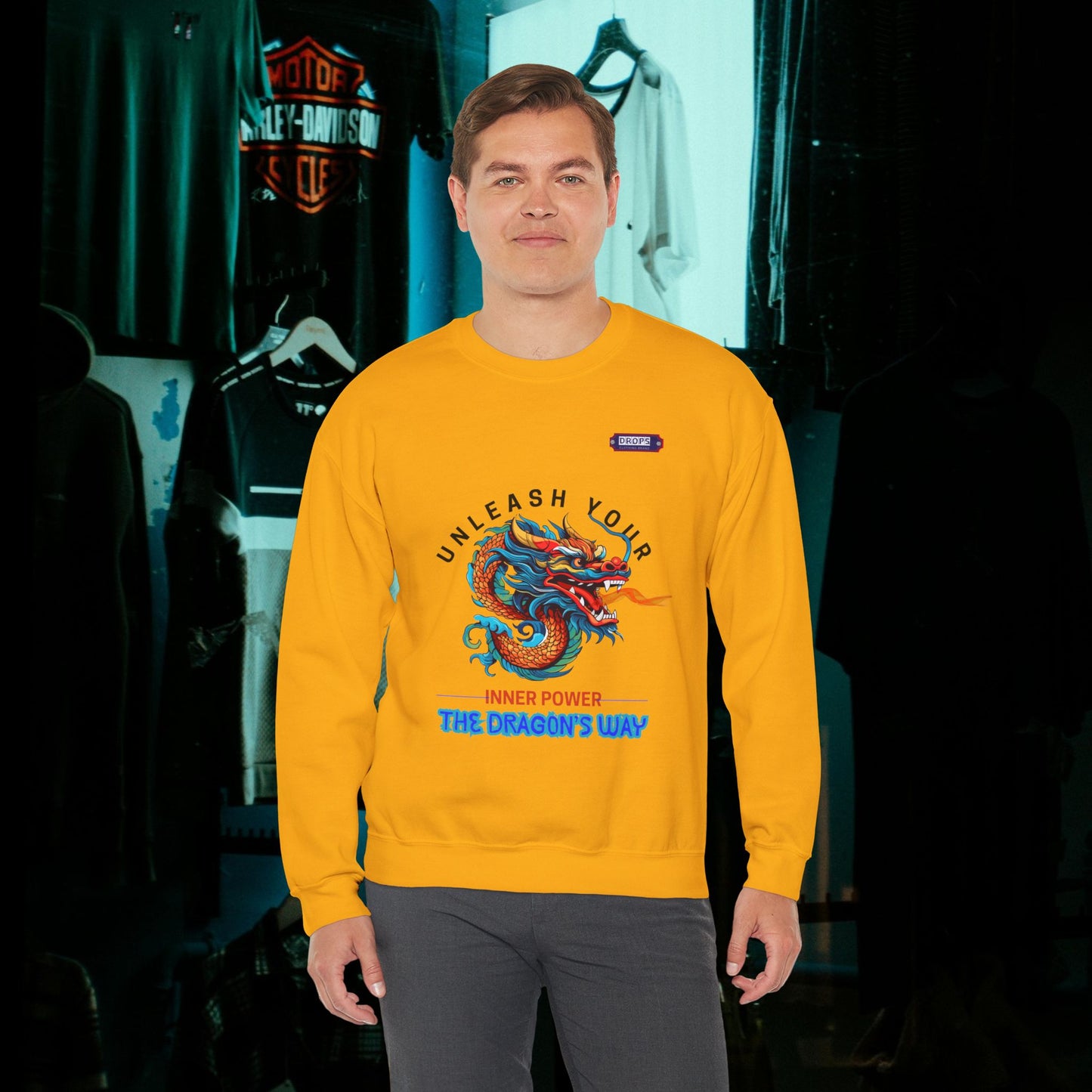 Unisex Heavy Blend™ Crewneck Sweatshirt_ N2 Series UHBCSS PT2WW007_ Limited Edition Pure Luxury for Every Occasion by WesternWaves: