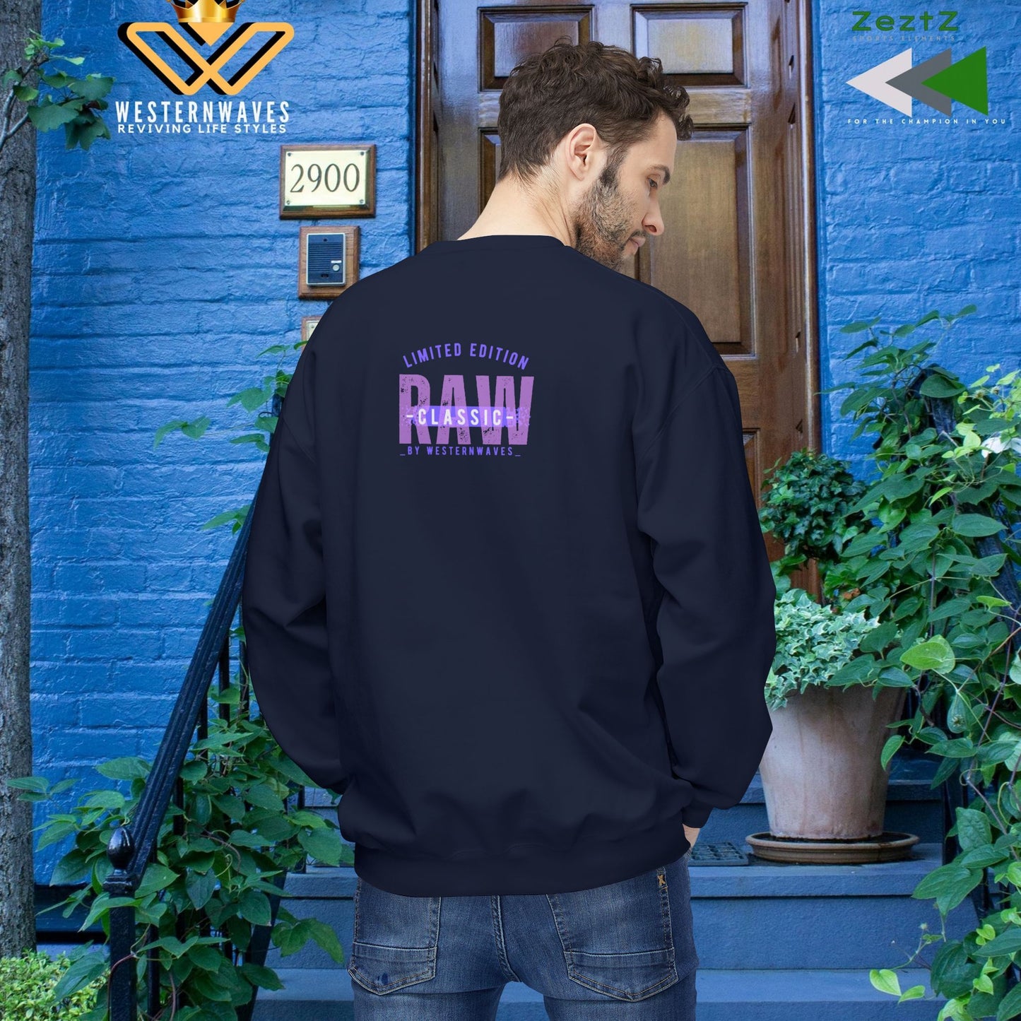 Softstyle Fleece Sweatshirt - N3+ Series SSFSS PT2WW001_ Limited Edition Cozy, Eco-Friendly, Unisex product by WesternWaves: