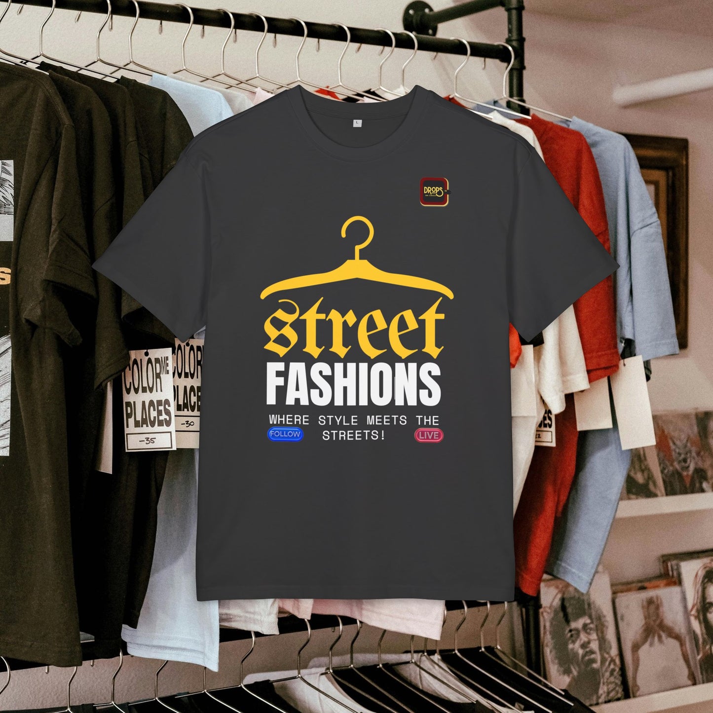 Unisex Oversized Tee_ N6+ Series USOSTEE PT2WW003_ Limited Edition by WesternWaves: