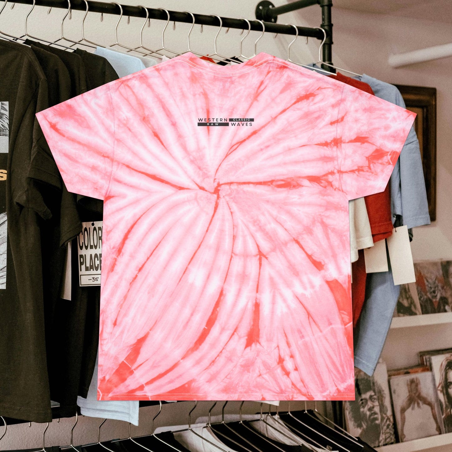 Tie-Dye Tee, Cyclone_ N2 Series T&DTEE PT2WW001_ Retro Style Limited Edition by WesternWaves: