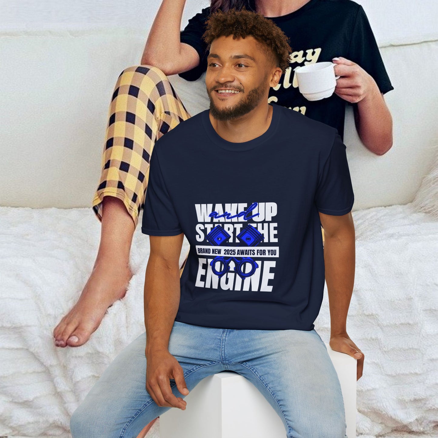 Unisex Softstyle T-Shirt_ N3+ Series USSTS FT2WW004_ Redefine Relaxation Limited Edition by WesternWaves:
