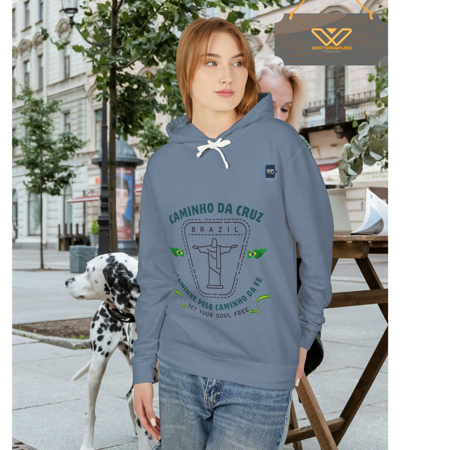 Unisex Lightweight Hooded Sweatshirt – N2+ Series USLWHSS PT2WW024_ Limited Edition Crafted Comfort by WesternWaves: