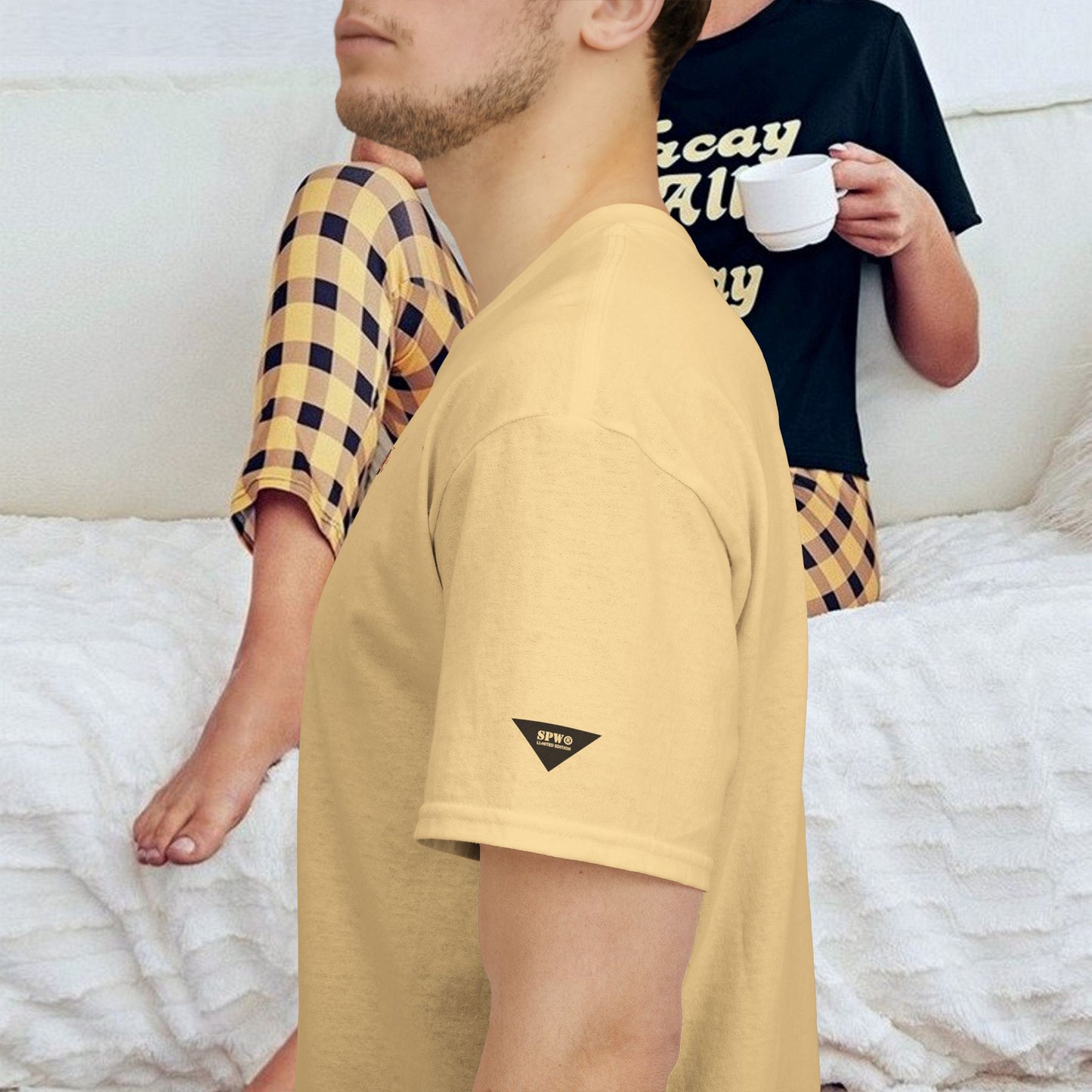 Unisex Heavy Cotton Tee_ 20 July 2025_ Limited Edition Unique Summer Wear_ by WesternWaves: