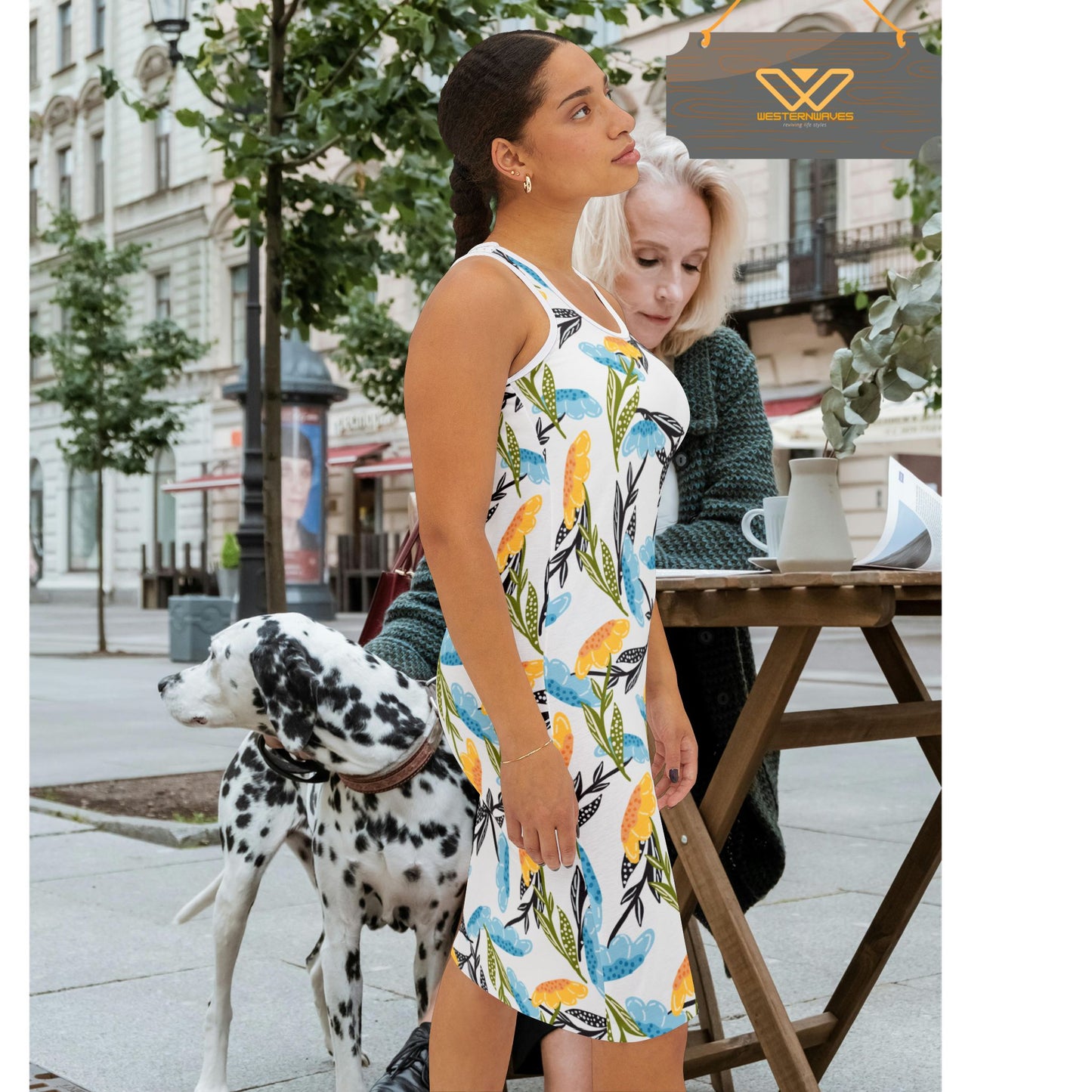 Women's Racerback Dress (AOP)_ N Series WRBD(AOP) PT2WW001_ Ultimate Comfort Limited Edition by WesternPulse: