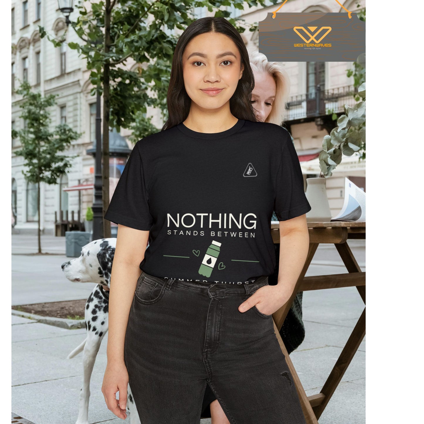 Eco-Friendly Unisex T-Shirt_ N7* Series ECOFUSTS PT2WW001_ Limited Edition Eco-Friendly T-Shirt by WesternWaves: