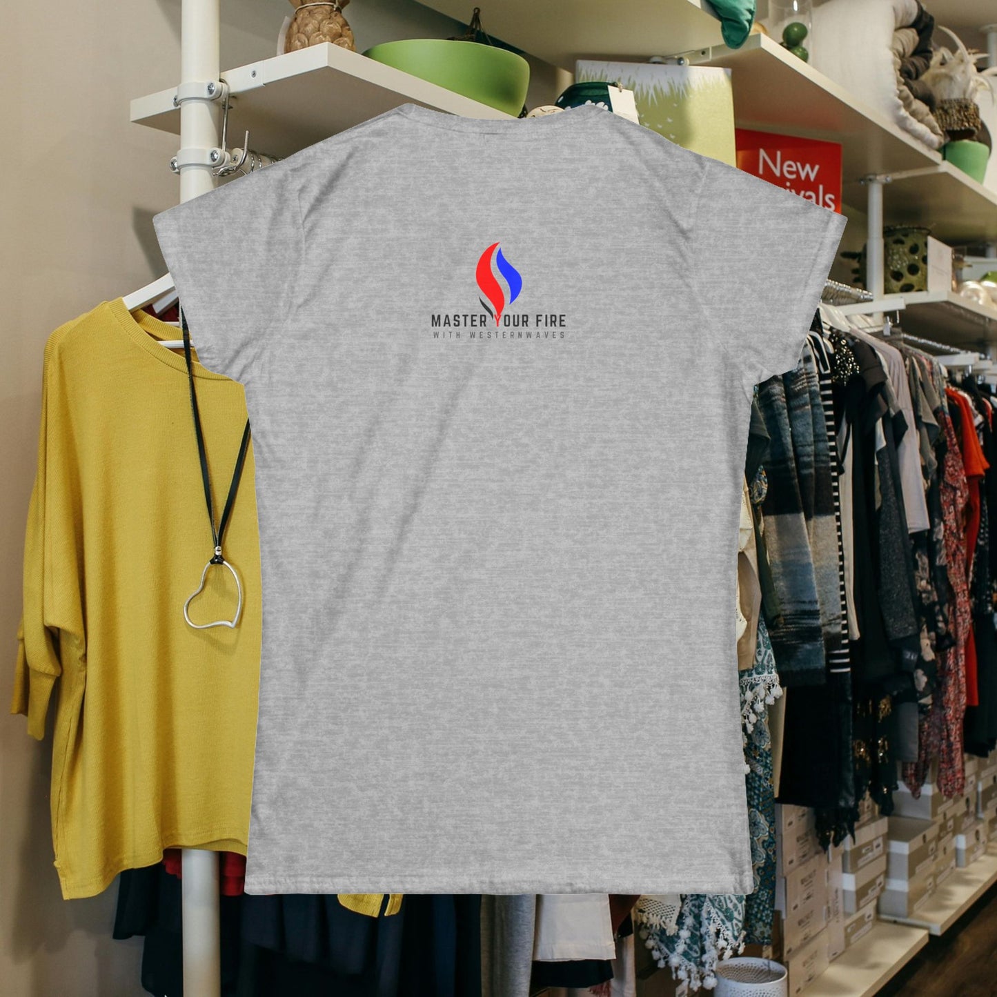 Women's Softstyle Tee_ for Effortless Chic_ N2+ Series WSST PT2WW004_ Limited Edition Feminine & Sophisticated Style by WesternWaves: