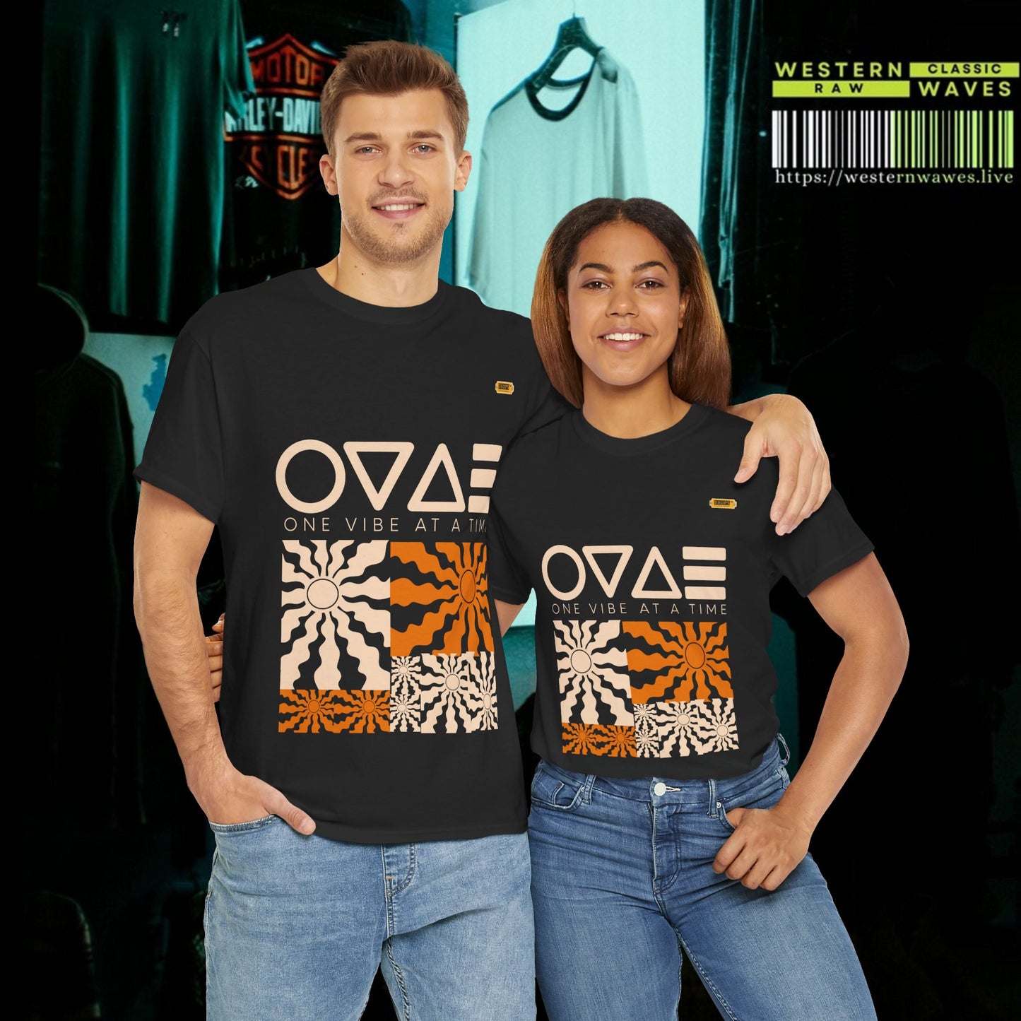 Unisex Heavy Cotton Tee_ Series N7* USHCTEE PT2WW003_ Limited Edition Heavy Cotton Tee by WesternWaves: