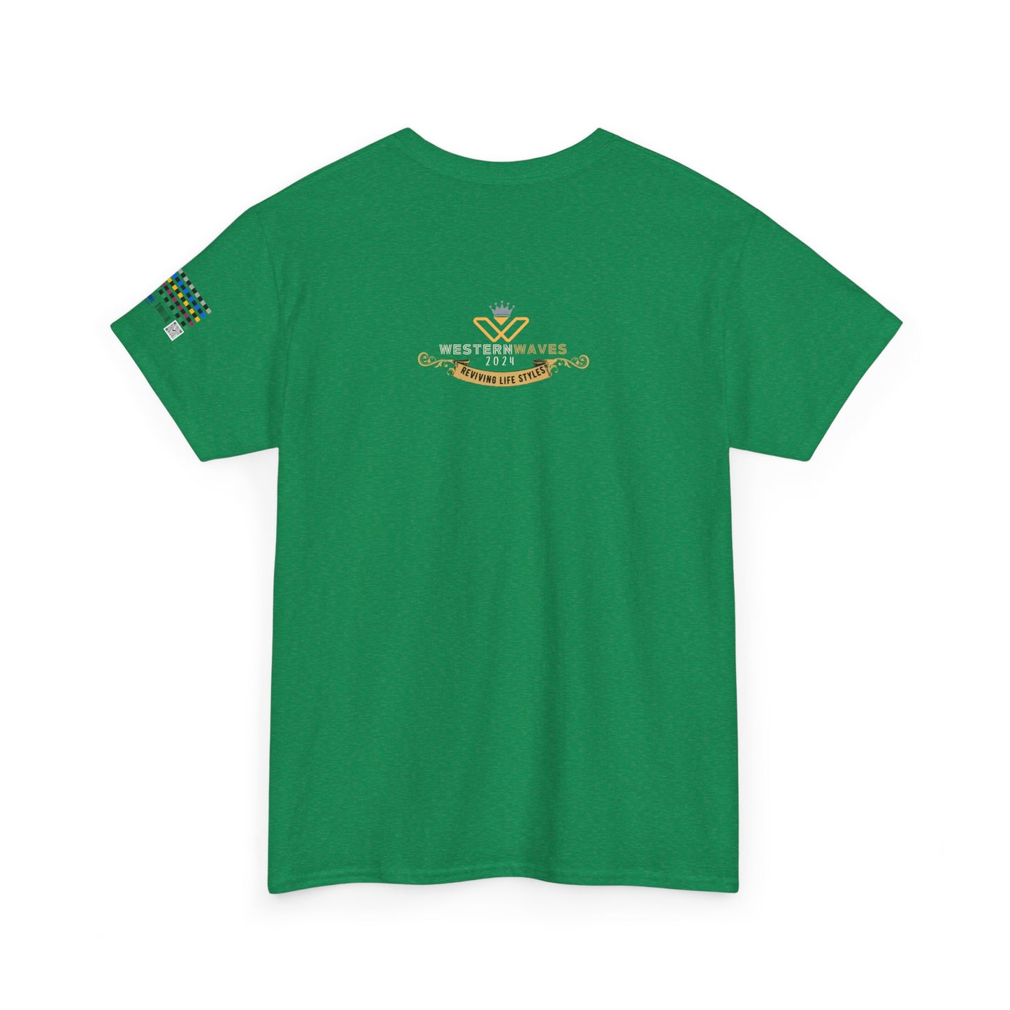 Unisex Heavy Cotton Tee_ Crafted from premium 100% cotton_ N+ Series UHCT PT2WV007_ Limited Edition by WesternWaves: