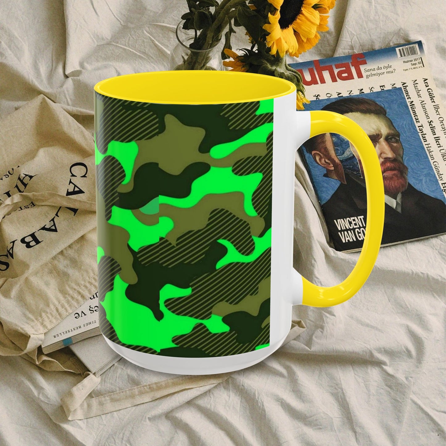 Accent Coffee Mug (11, 15oz)_ N2 Series ACMUG PT2WW004_ Limited Edition Mug by WesternWaves: