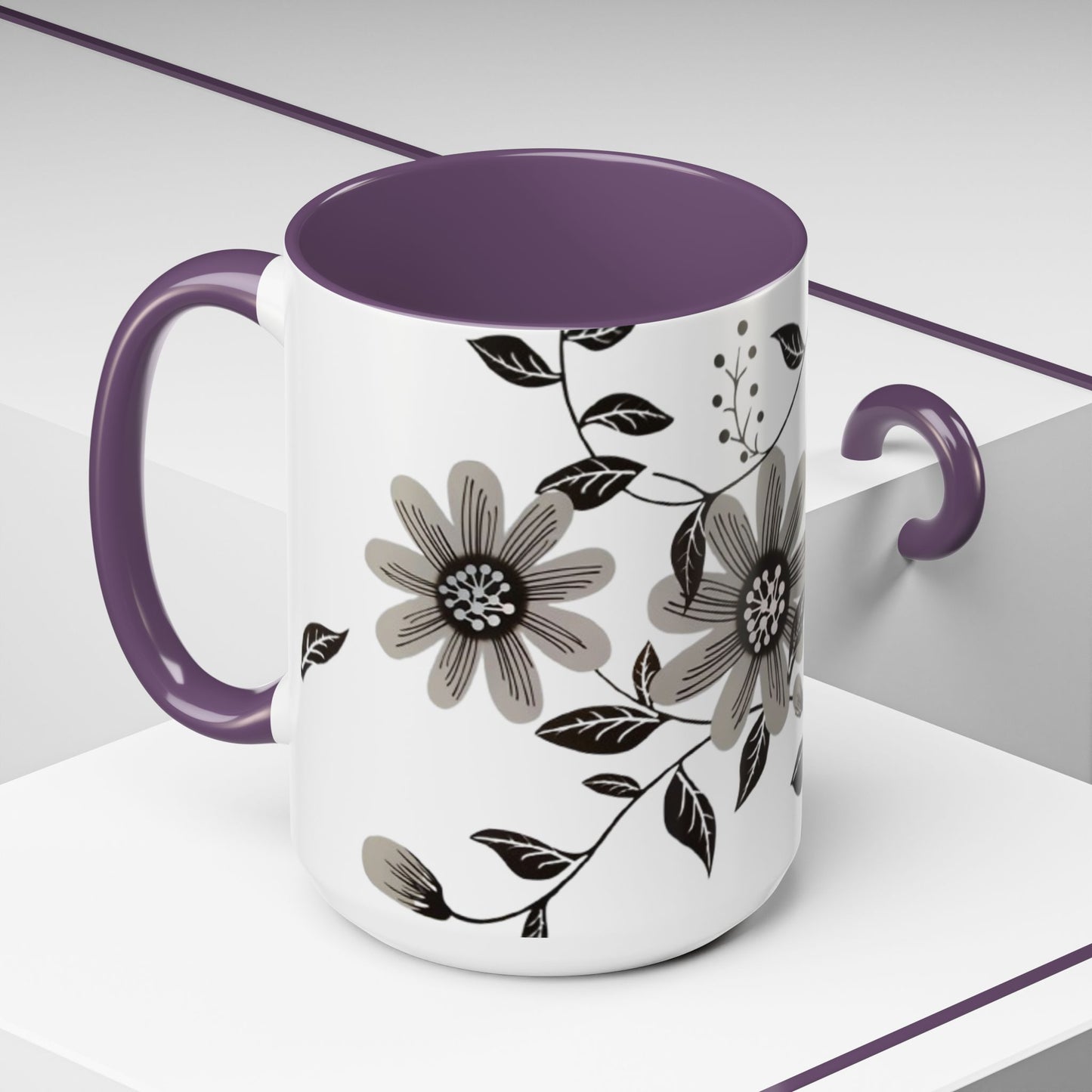 Accent Coffee Mug 11, 15oz_ N3+ Series ACM11OZ PT2WW015_ Limited Edition Perfect Blend of Style by WesternWaves:
