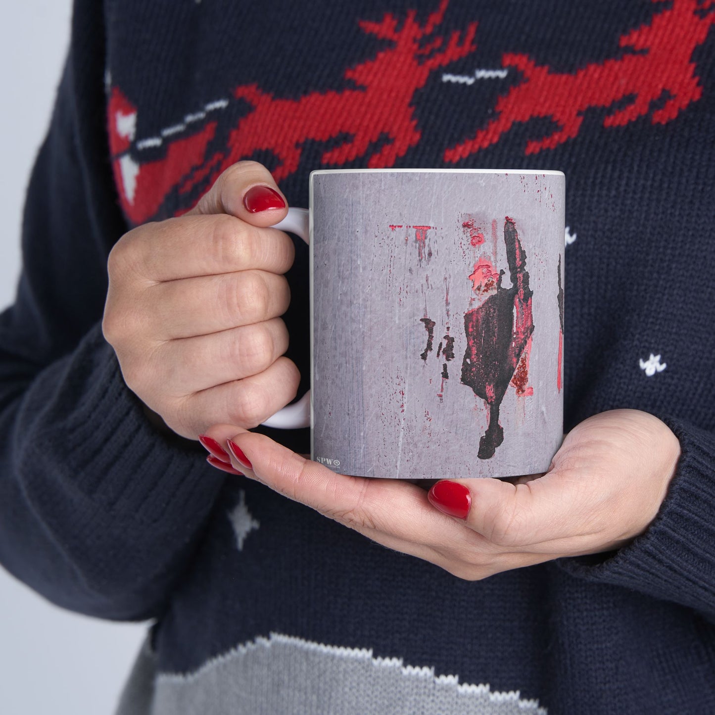 Ceramic Mug, 11oz, 15oz_ N2+ Series CM10-15OZ PT2WW003_ WesternWaves Limited Edition: