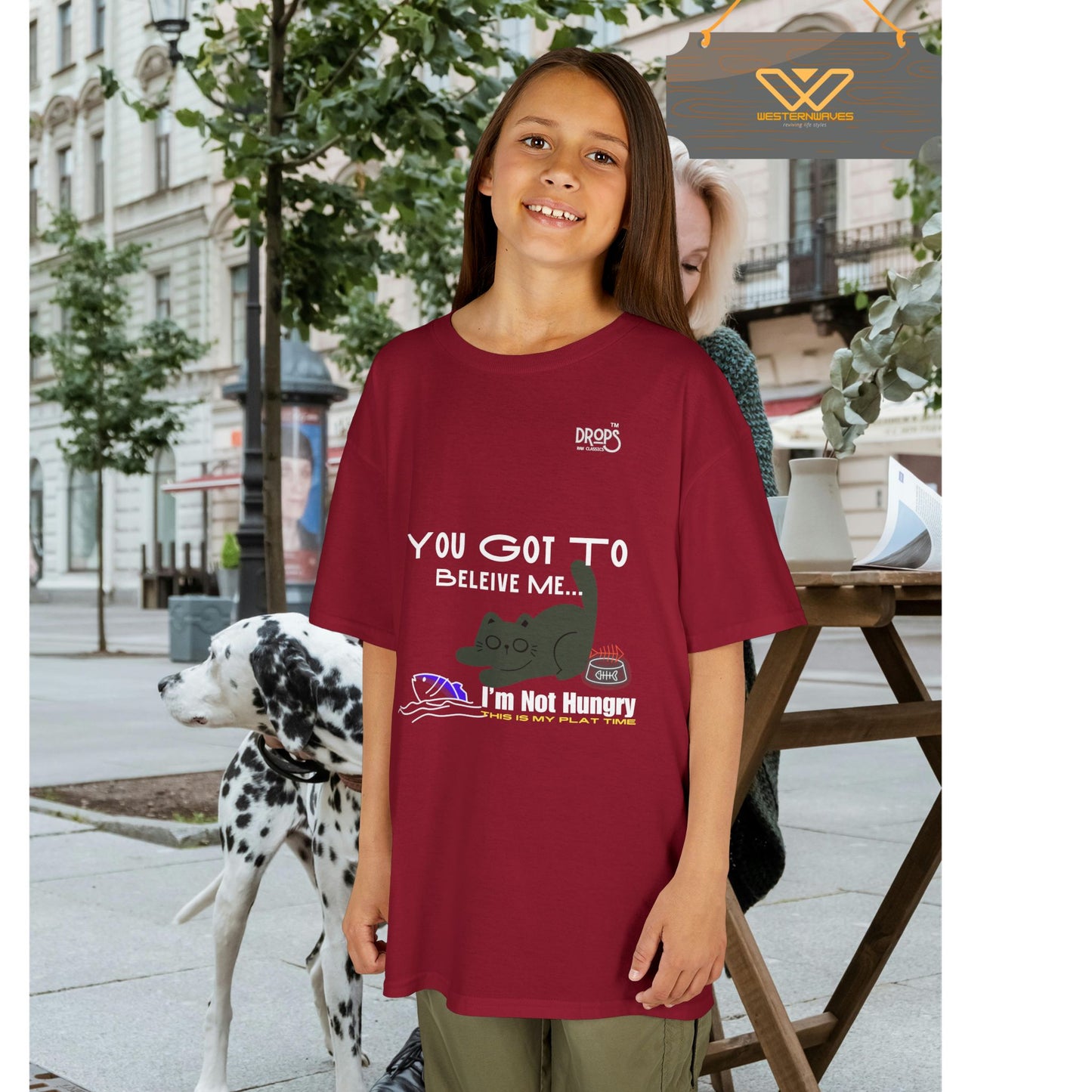 Kids Heavy Cotton™ Tee_ N2 Series KHCT PT2WW0011_ Limited Edition Durable Comfort for Every Adventure by WesternWaves: