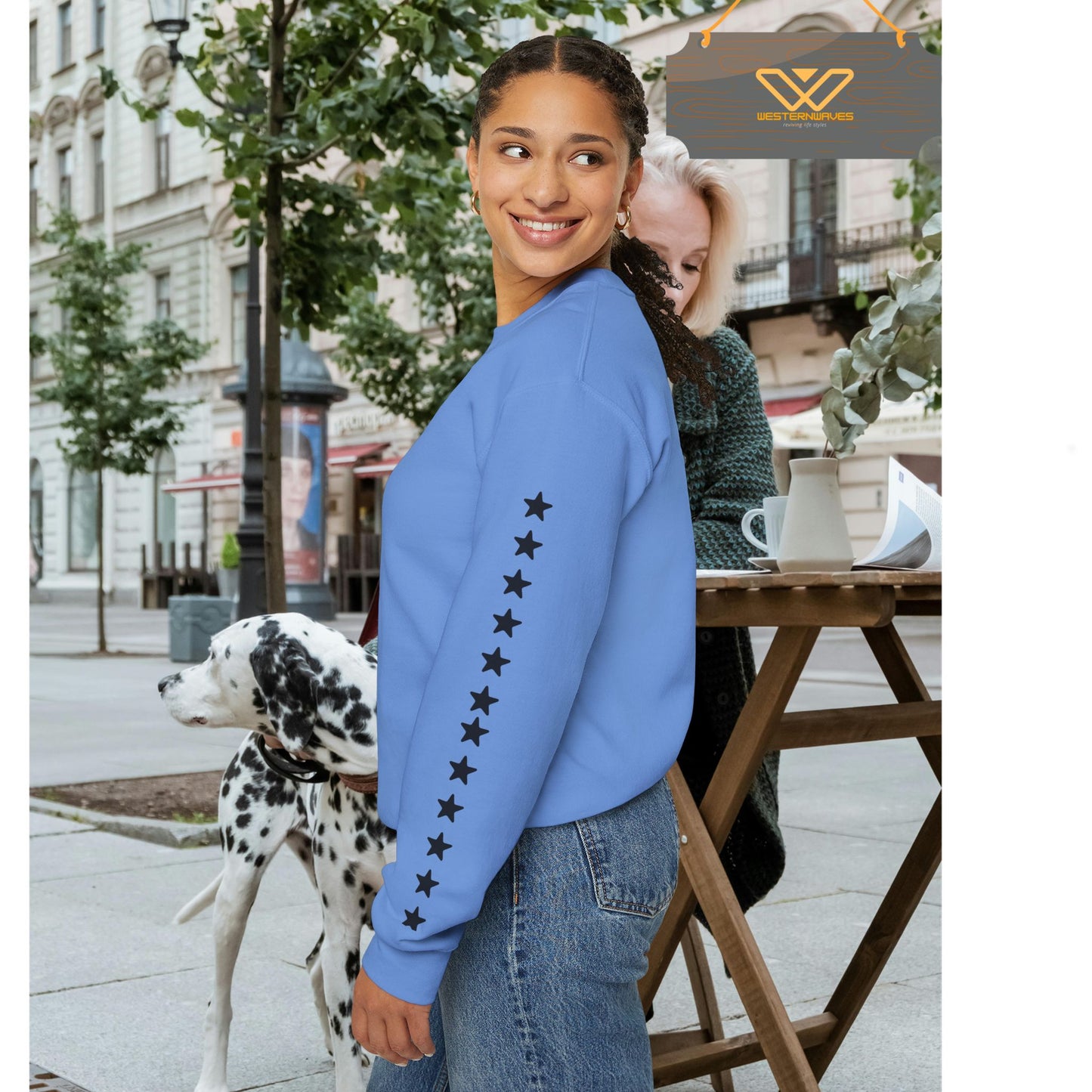 Unisex Heavy Blend™ Crewneck Sweatshirt_ N3+ Series UHBCSS PT2WV010_ Limited Edition Timeless Style by WesternWaves:
