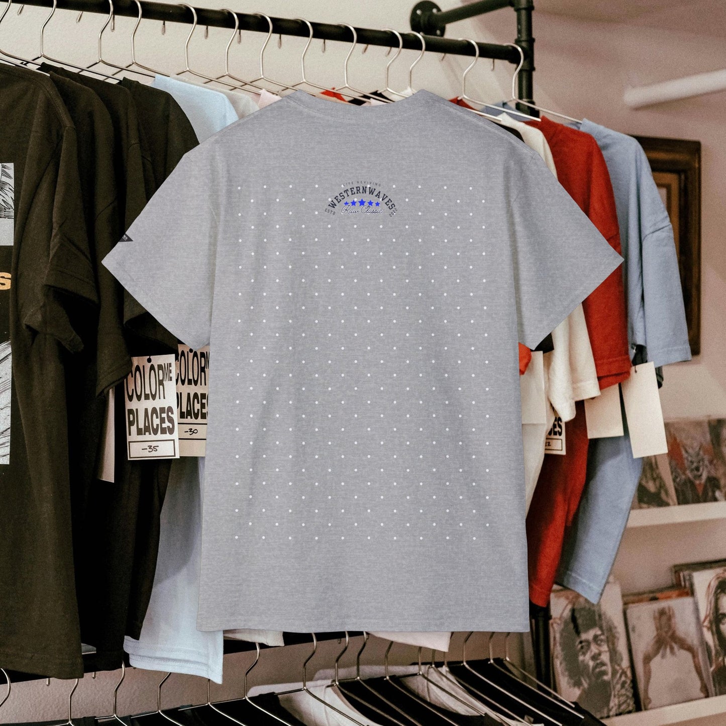 Unisex Ultra Cotton Tee_ Classic Comfort Unleashed_ N2* Series USUCTEE PT2WW011_ Limited Edition Maximum Comfort & Style by WesternWaves: