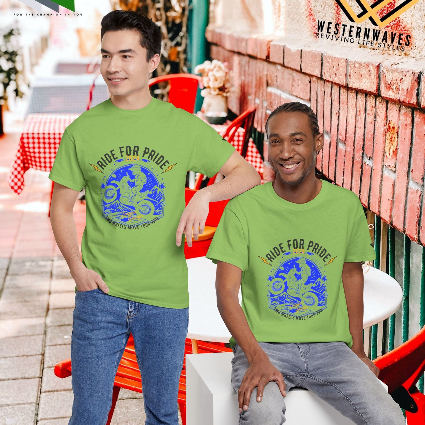 Unisex Heavy Cotton Tee_ Crafted from premium 100% cotton_ N3+ Series UHCT PT2WV004_ Limited Edition by WesternWaves: