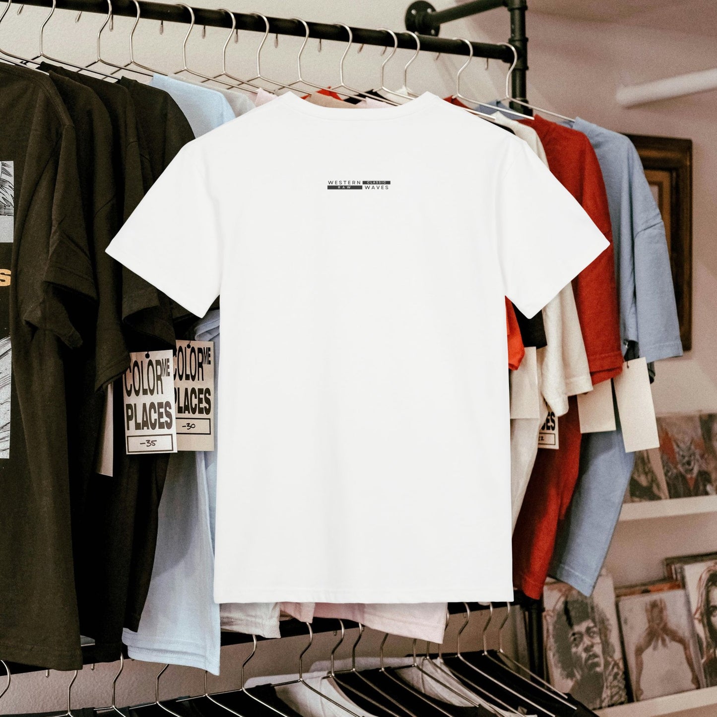 Unisex Sueded T-Shirt_ N8* Series USSTSHIRT_ Limited Edition Casual Elegance by WesternWaves: