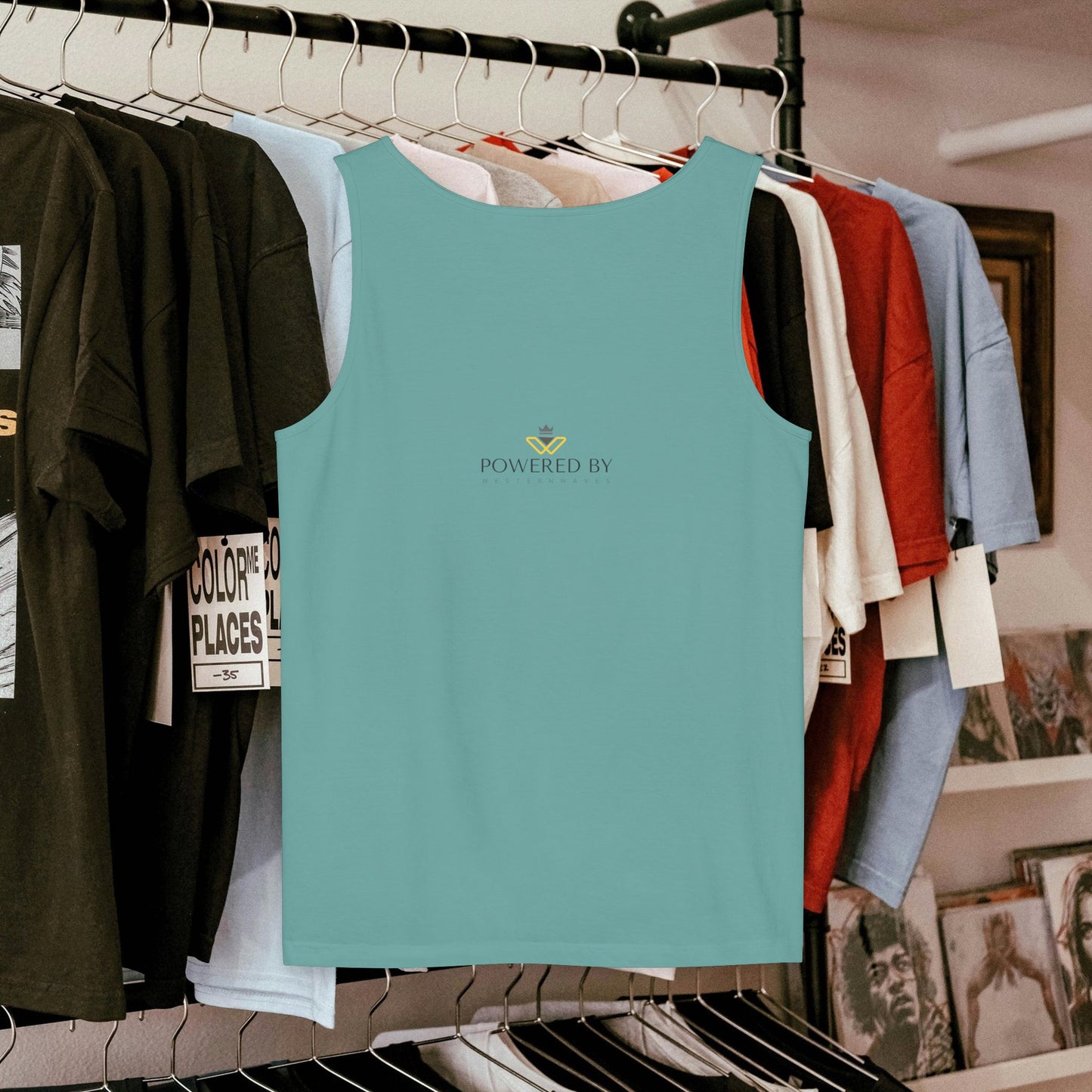 Unisex Garment-Dyed Tank Top_ 27 June 2025_ Limited Edition Summer Sports Apparel by WesternWaves: