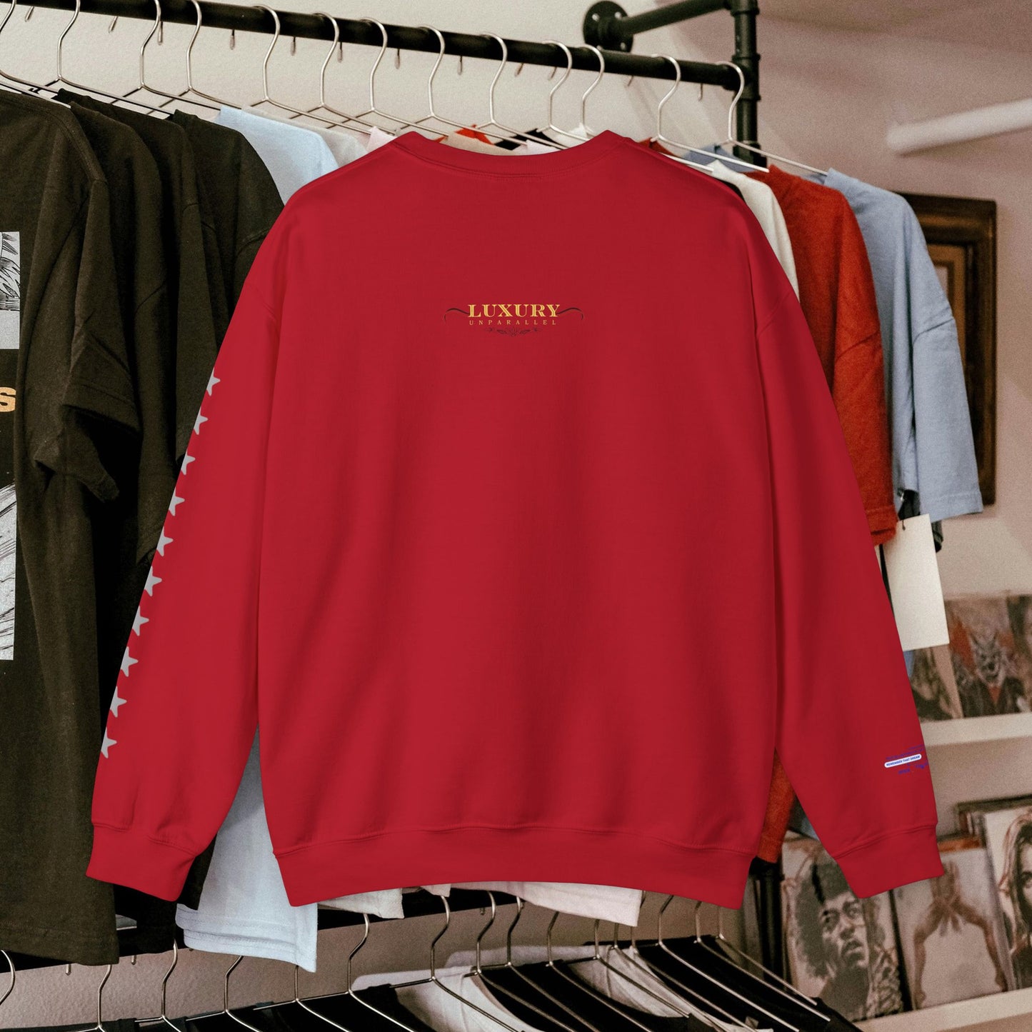 Unisex Heavy Blend™ Crewneck Sweatshirt_ N+ Series UHBCSS PT2WW028_ Limited Edition by WesternWaves: