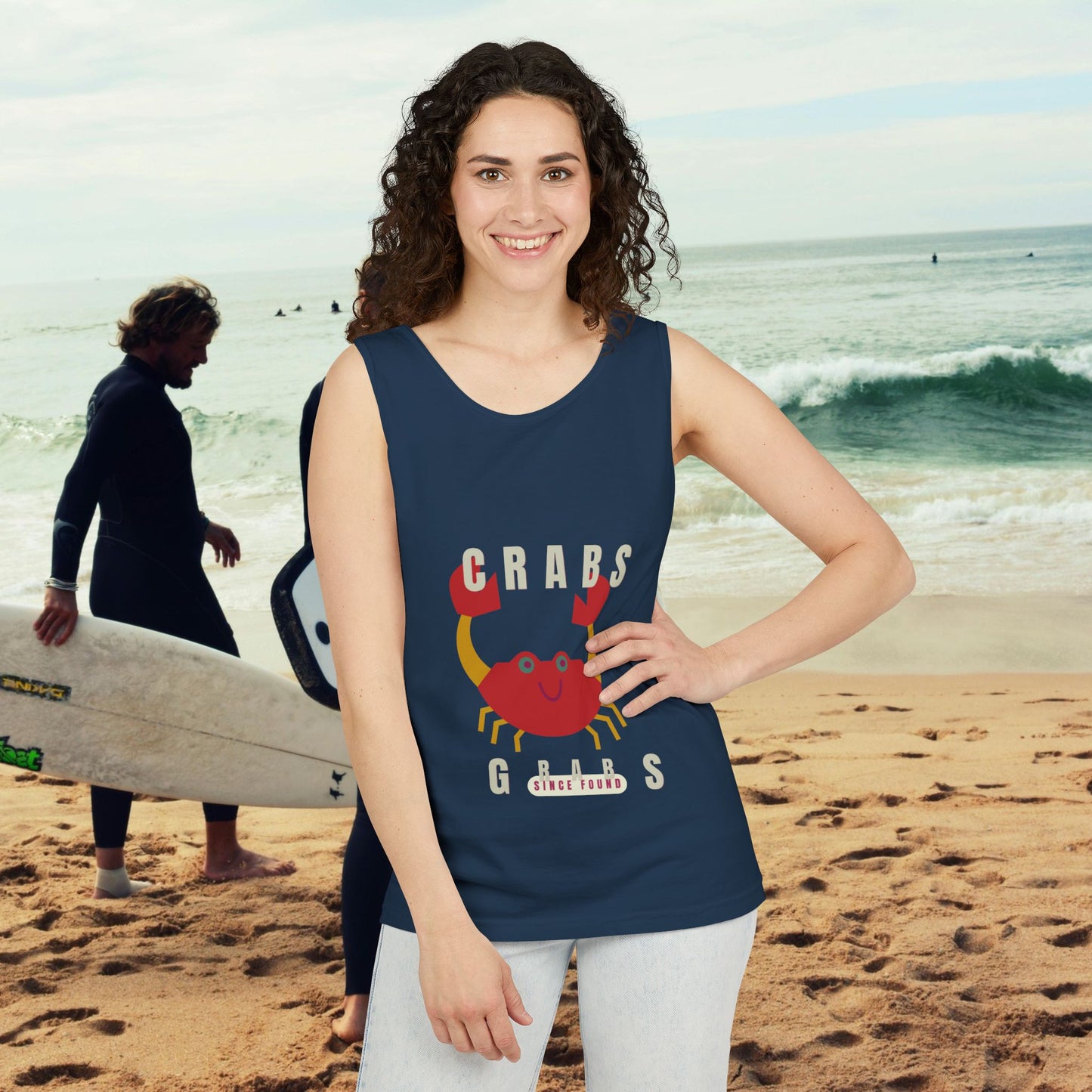 Unisex Garment-Dyed Tank Top_ N2+ Series USGDTT PT2WW012_ Limited Edition Comfort & Style by WesternWaves: