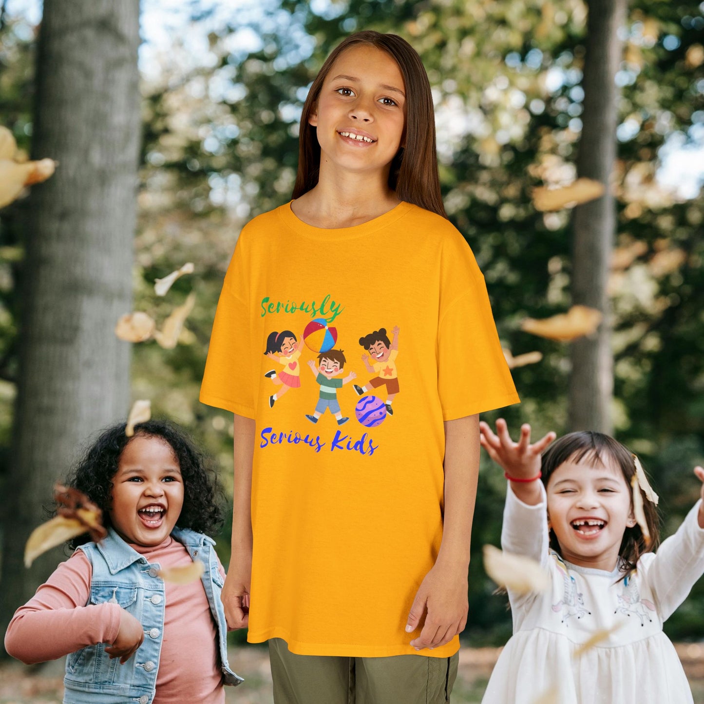 Kids Heavy Cotton™ Tee_ N3+ Series KHCT PT2WW001_ Limited Edition Durable Comfort for Every Adventure by WesternWaves: