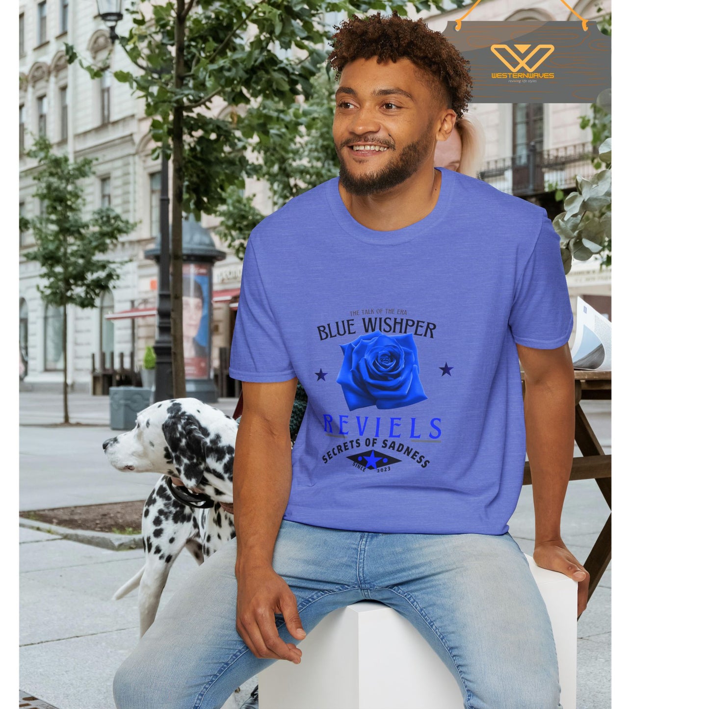 Unisex Softstyle T-Shirt_ N3+ Series USSTS FT2WW005_ Limited Edition Redefines & Relaxation by WesternWaves: