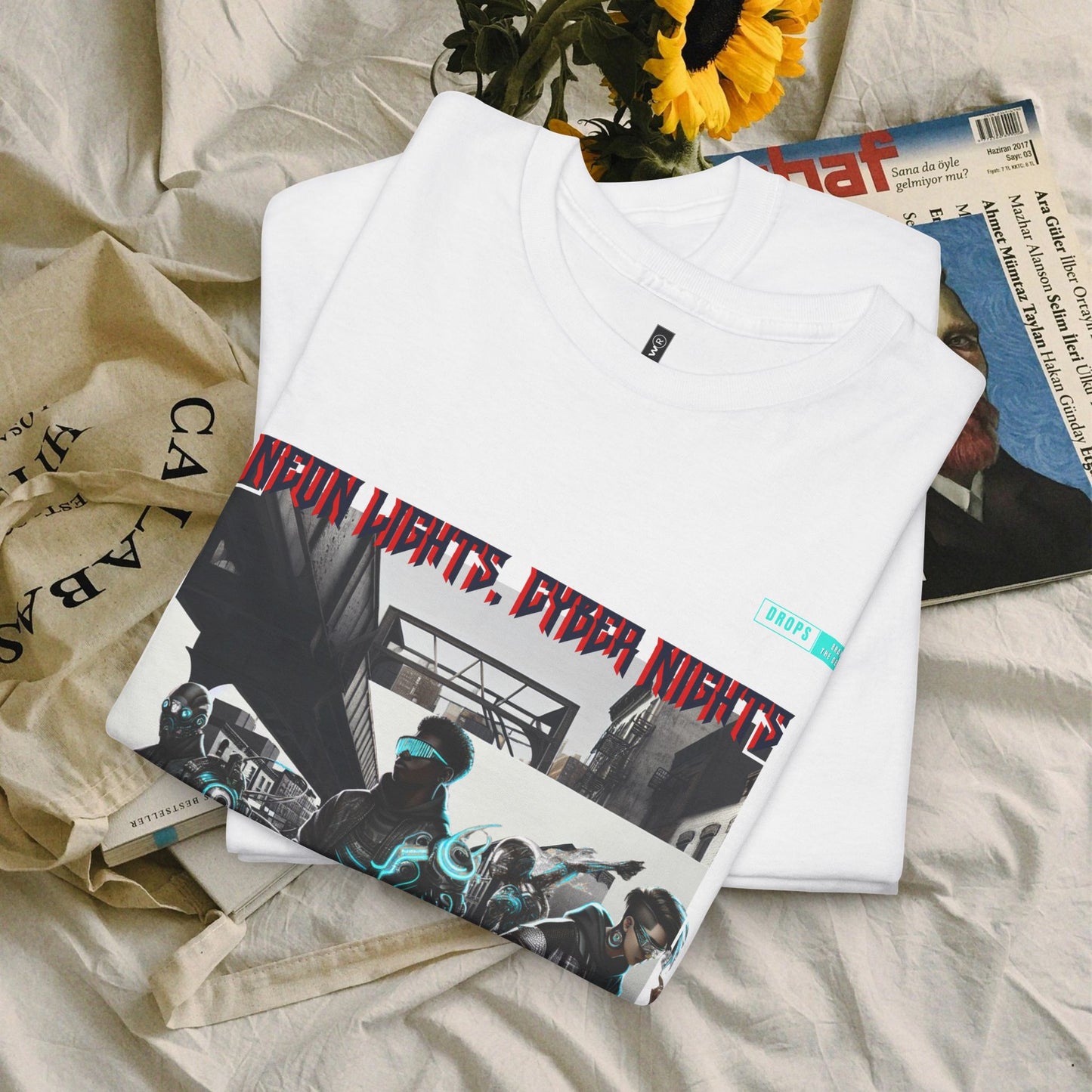 Unisex Heavy Cotton Tee_ N8+ Series USHOSTEE_ PT2WW003_ 01 Oct 2025_ Limited Edition Casual Wear by WesternWaves: