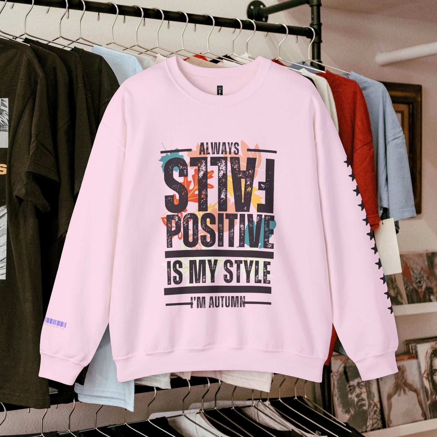 Unisex Heavy Blend™ Crewneck Sweatshirt_ N2+ Series UHBCSS PT2WW027_ Limited Edition Pure Luxury By WesternWaves: