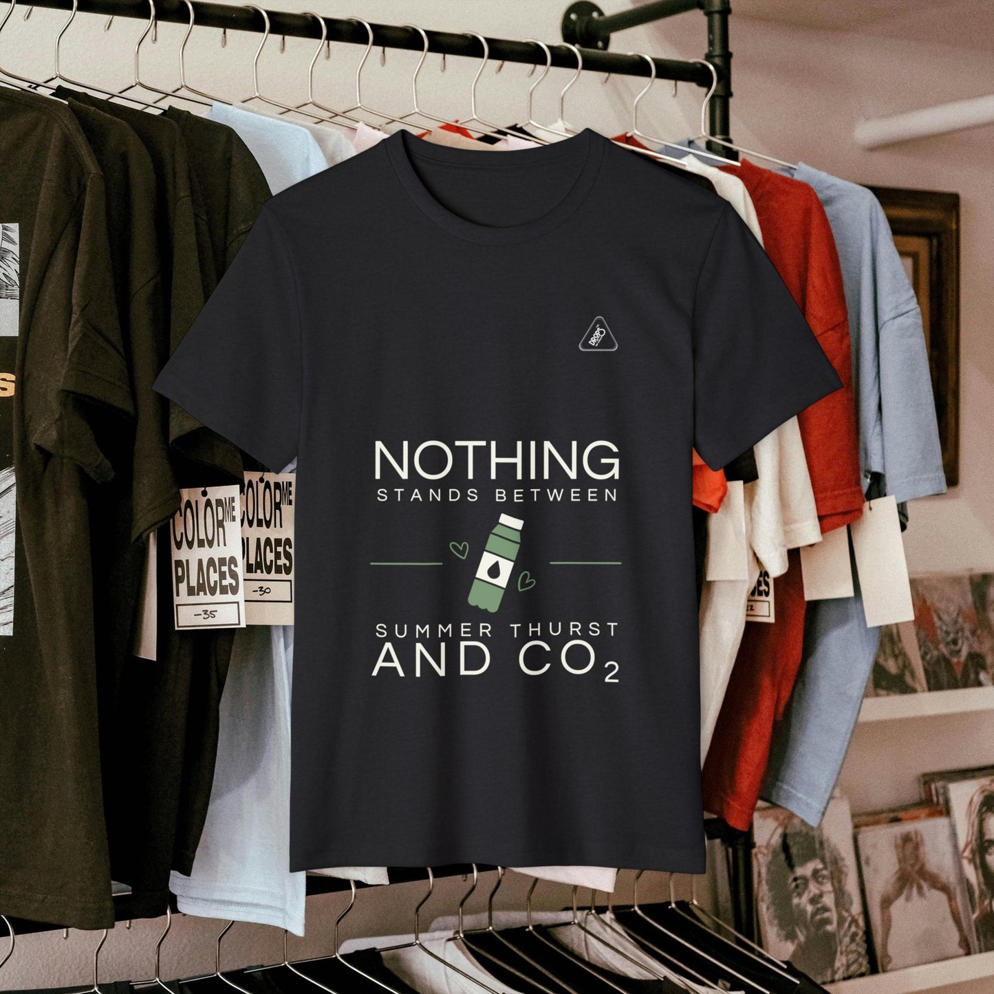 Eco-Friendly Unisex T-Shirt_ N7* Series ECOFUSTS PT2WW001_ Limited Edition Eco-Friendly T-Shirt by WesternWaves: