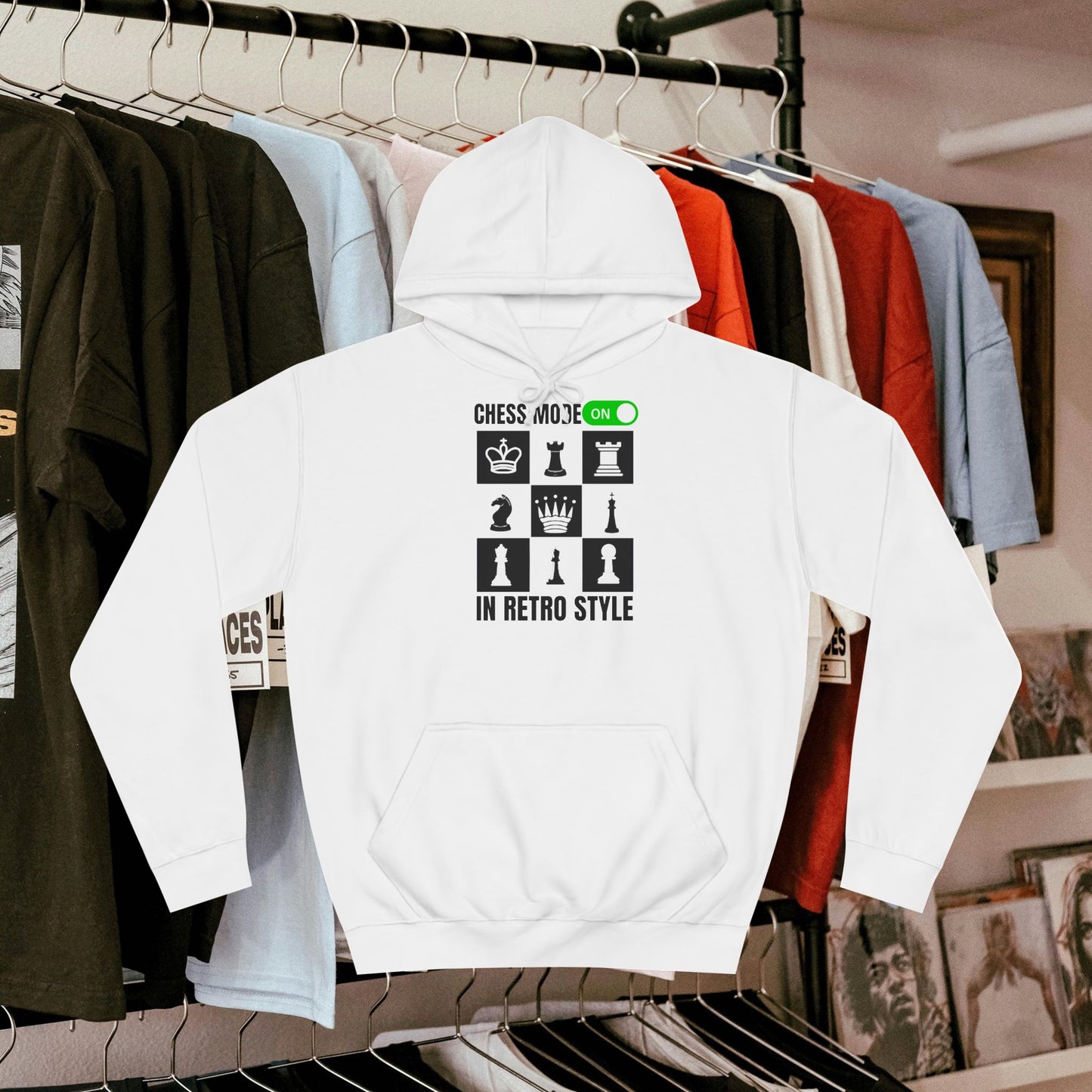 Unisex College Hoodie_ N3+ Series SCH PT2WW003_ Limited Edition Timeless Unisex Design by WesternWaves: