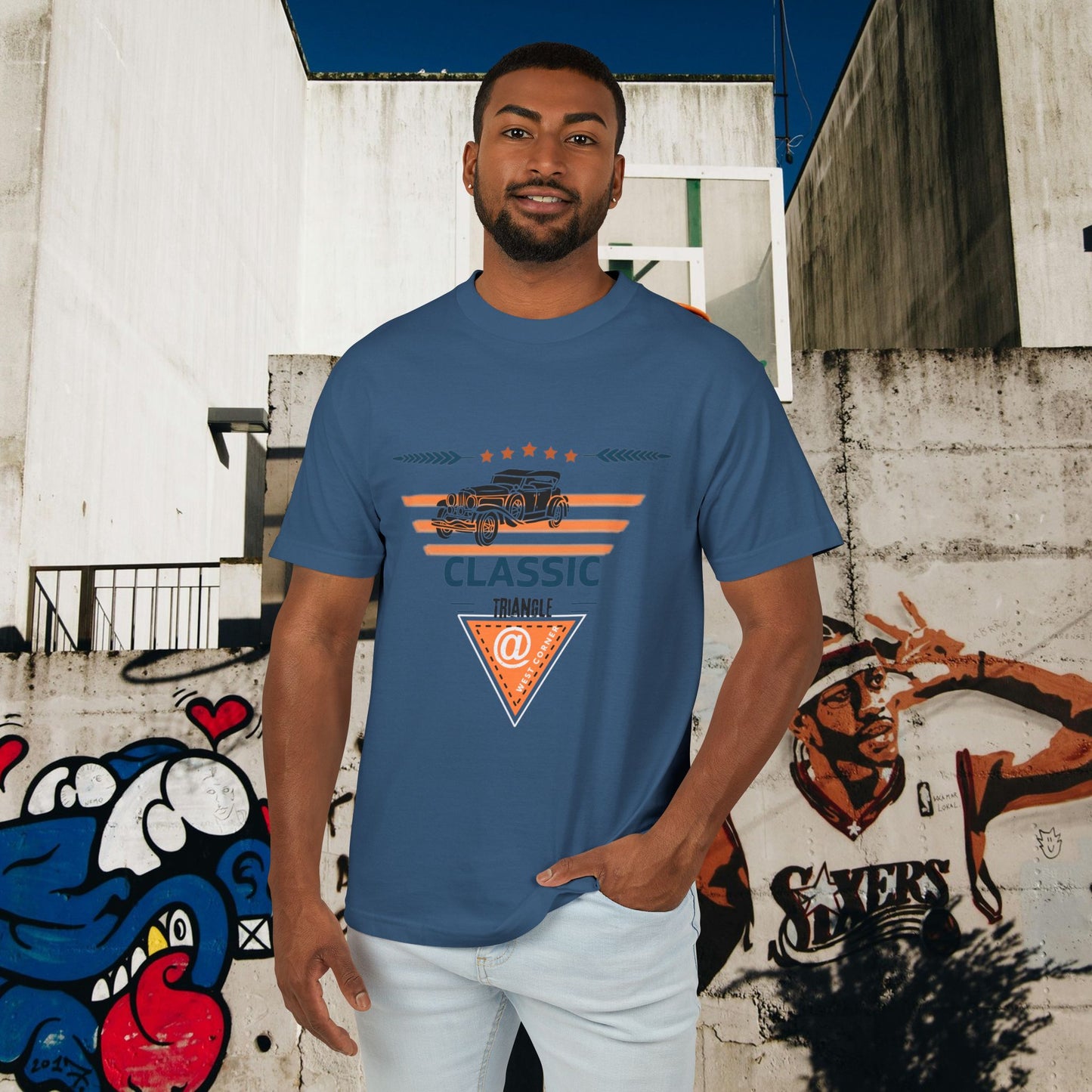 Unisex Garment-Dyed Heavyweight Cotton Tee_ N2* Series USGDHWCTEE PT2WW003_ Limited Edition Statement of Style by WesternWaves: