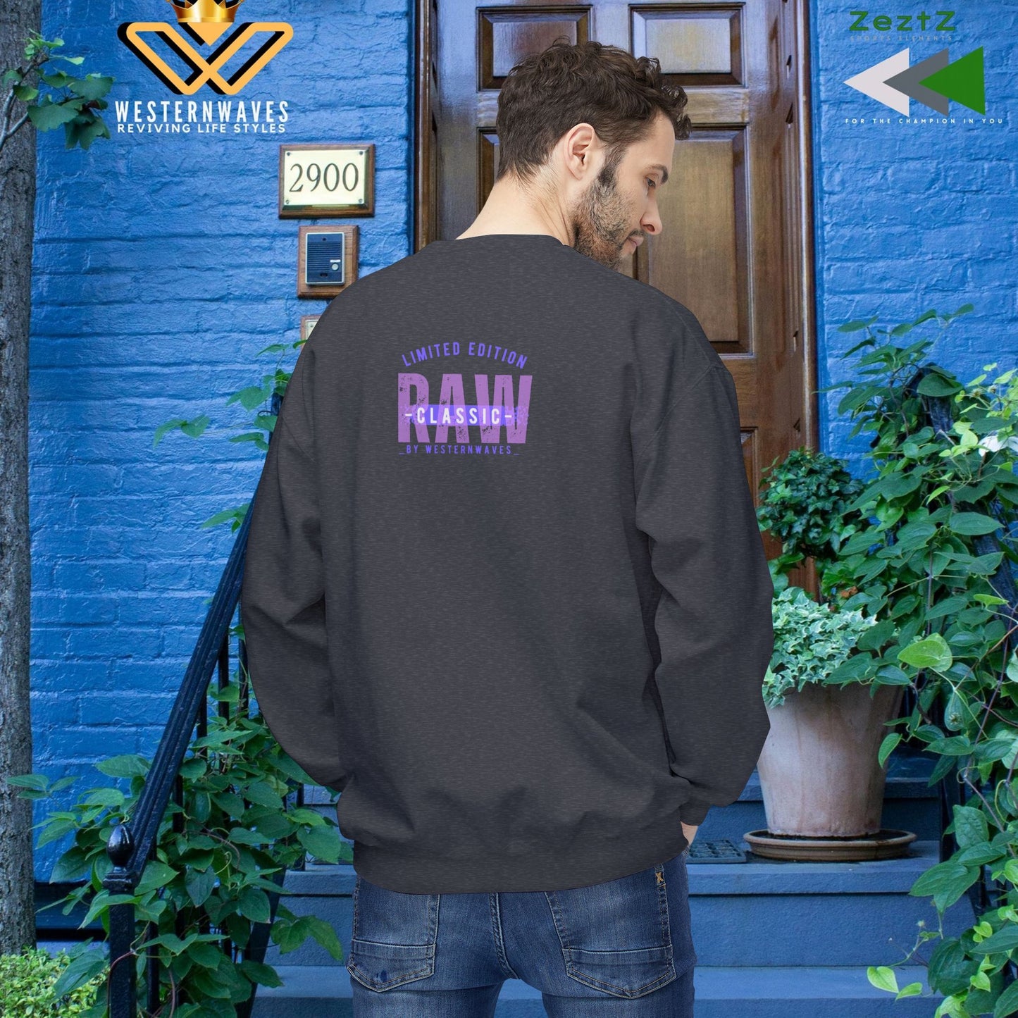 Softstyle Fleece Sweatshirt - N3+ Series SSFSS PT2WW001_ Limited Edition Cozy, Eco-Friendly, Unisex product by WesternWaves:
