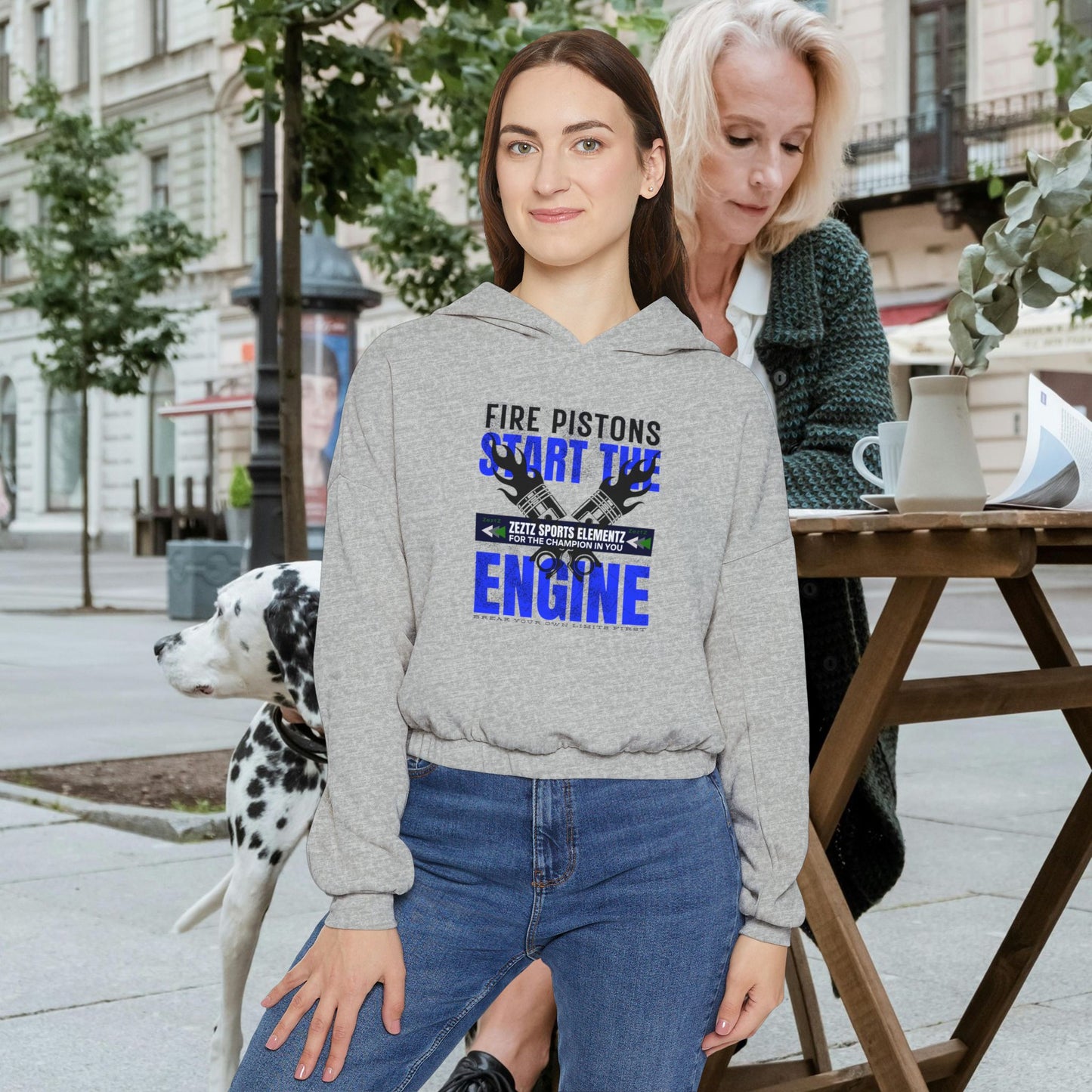 Women's Cinched Bottom Hoodie_ N3+ Series WCBH PT2WW001_ Limited Edition Effortlessly Combined Style & Comfort by WesternWaves:
