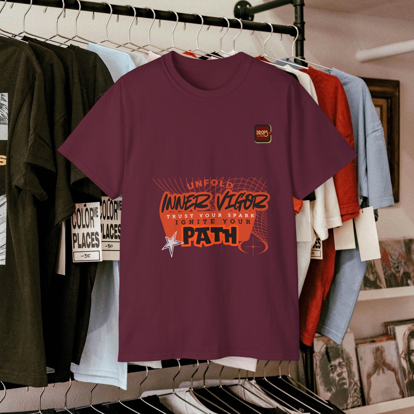 Inspirational Unisex Ultra Cotton Tee_ N6+ Series IPUSUCTEE PT2WW001_ Limited Edition by WesternWaves: