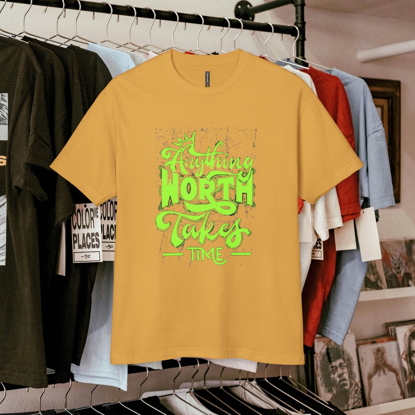 Unisex Garment-Dyed Heavyweight Cotton Tee_ N2+ Series USGDHWCTEE PT2WW007_ Limited Edition Statement of Style by WesternWaves: