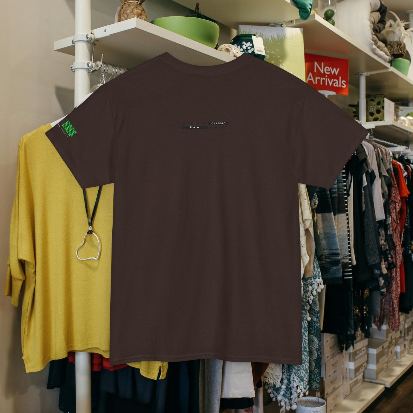 Unisex Heavy Cotton Tee_ Crafted from premium 100% cotton_ N2 Series UHCT PT2WW001_ Limited Edition Comfort & Durability by WesternWaves: