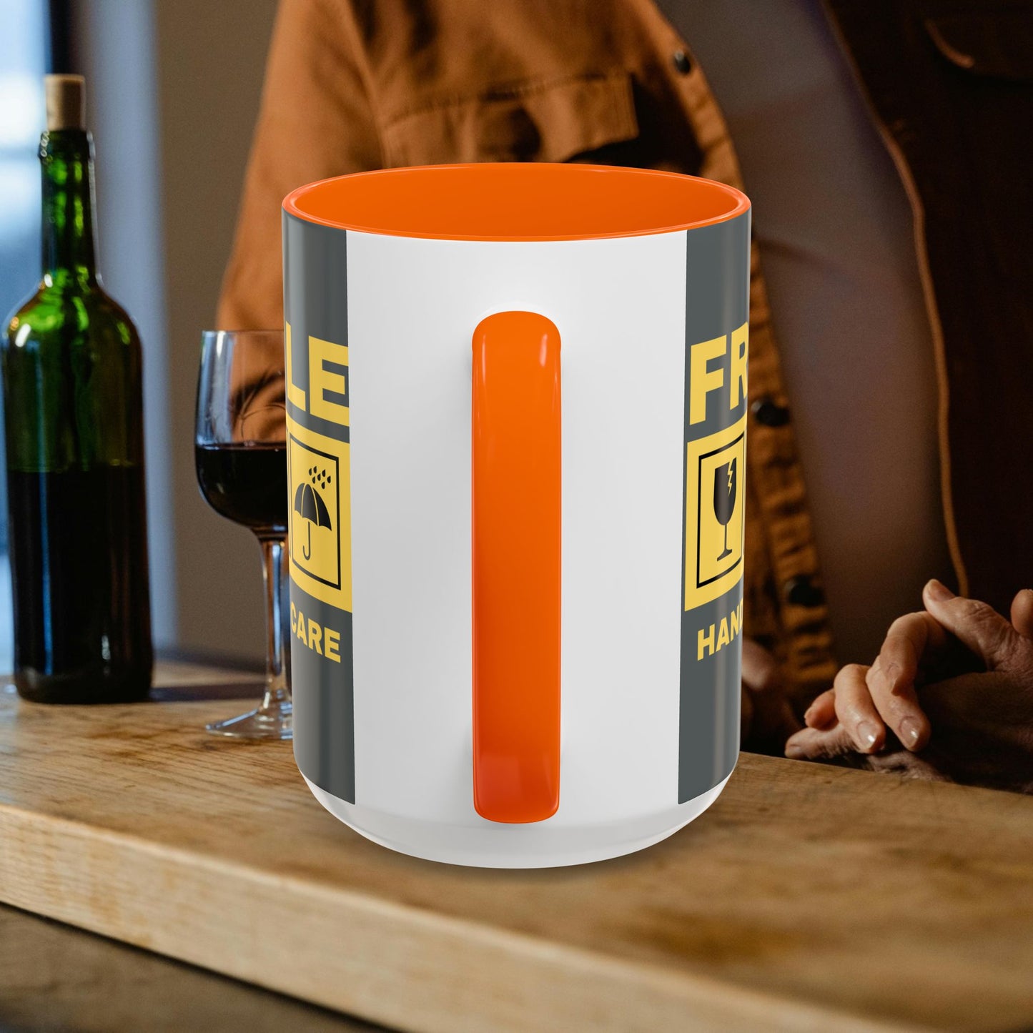 Accent Coffee Mug 11, 15oz_ N3+ Series ACM11OZ PT2WW017_ Limited Edition Perfect Blend of Style by WesternWaves: