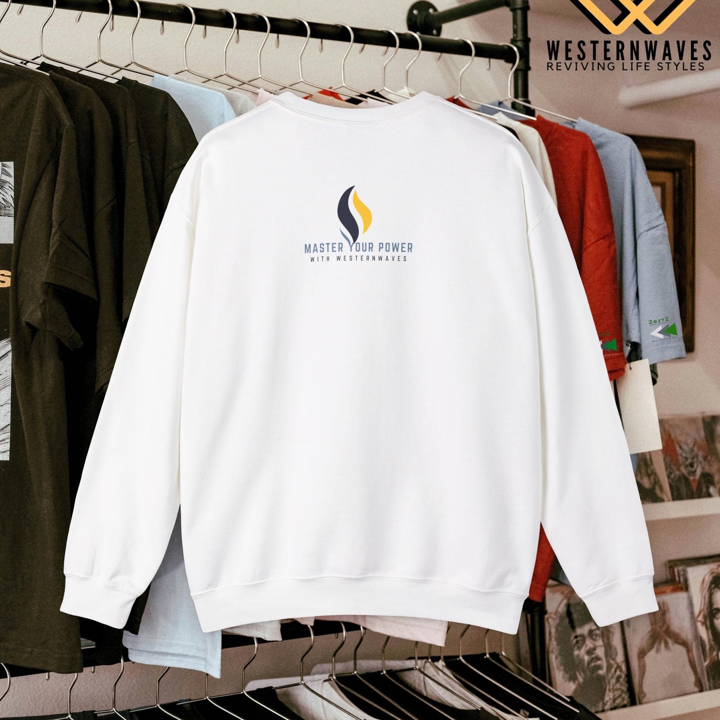 Seasonal Seller Sweatshirt: Unisex_ N3+ Series SSSS PT2WW002_ Limited Edition Seasonal Offer by WesternWaves: