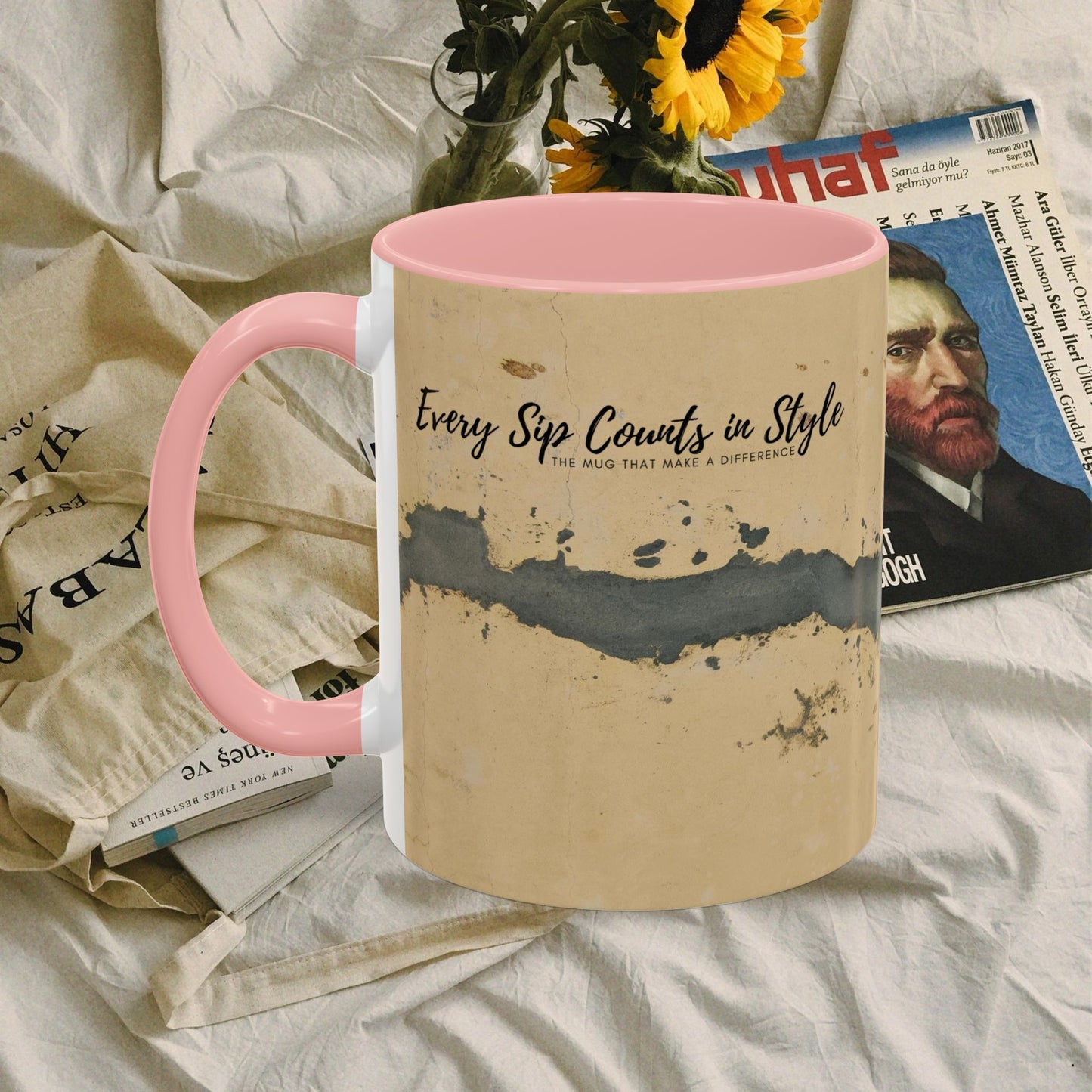 Accent Coffee Mug (11, 15oz) _ N3+ Series ACMUG PT2WW005_ Limited Edition Blend Style & Functionality by WesternWaves: