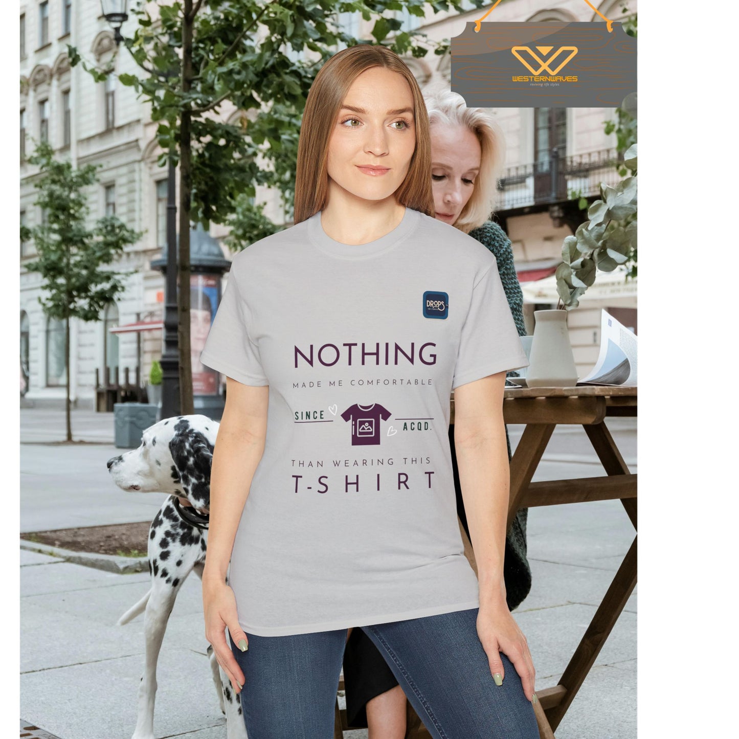 Comfort Graphic Tee_ N7+ Series CGTEE PT2WW001_ Limited Edition by WesternWaves: