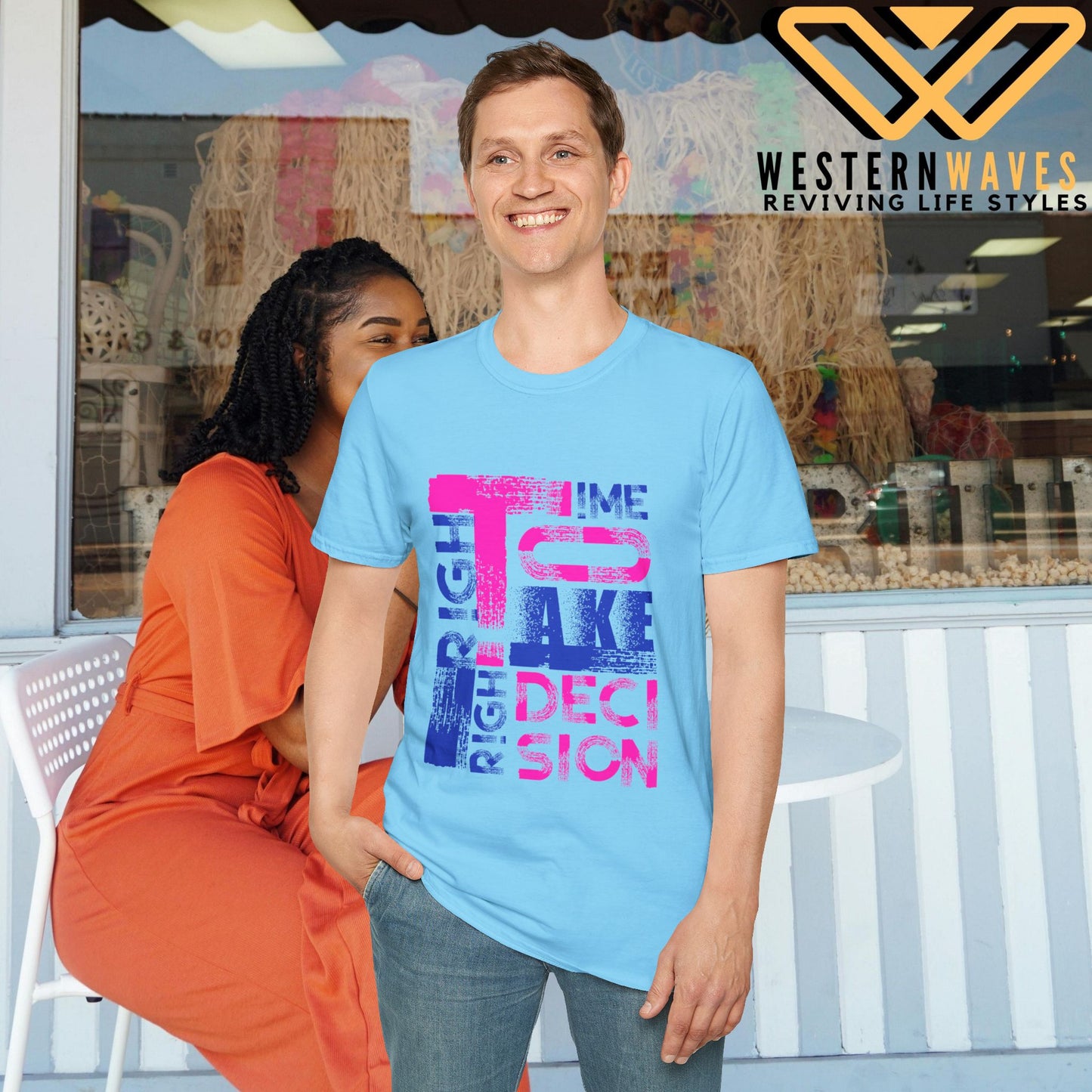 Unisex Softstyle T-Shirt_ N2+ Series USSTS FT2WW003_ Redefines Relaxation Limited Edition by WesternWaves:
