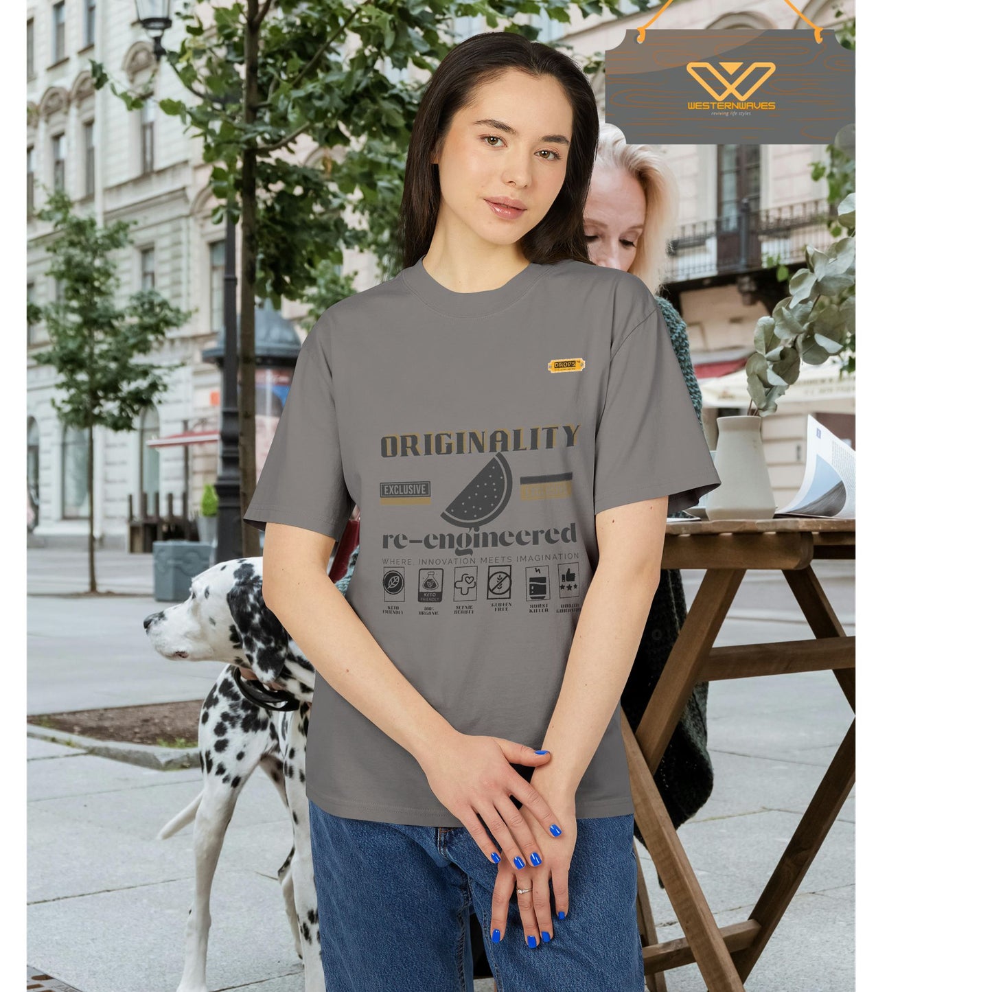 Unisex Heavy Faded Tee_ N7* Series USHFTEE PT2WW015_ Limited Edition Heavy Faded Tee by WesternWaves: