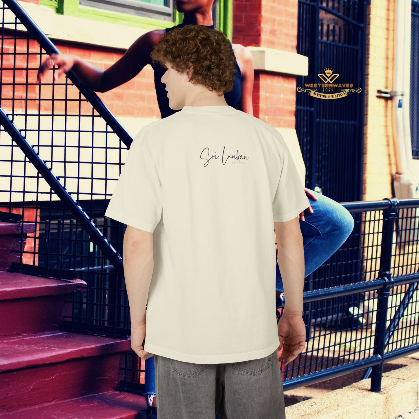 Unisex Garment-Dyed Drop-Shoulder T-Shirt_ N7* Series USGDDSTSHIRT PT2WW002_ Limited Edition Style & Comfort by WesternWaves: