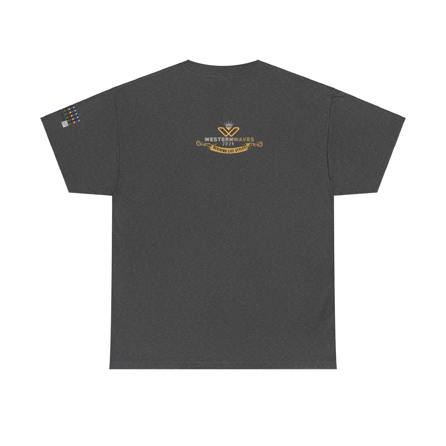 Unisex Heavy Cotton Tee_ Crafted from premium 100% cotton_ N+ Series UHCT PT2WV006_ Limited Edition by WesternWaves: