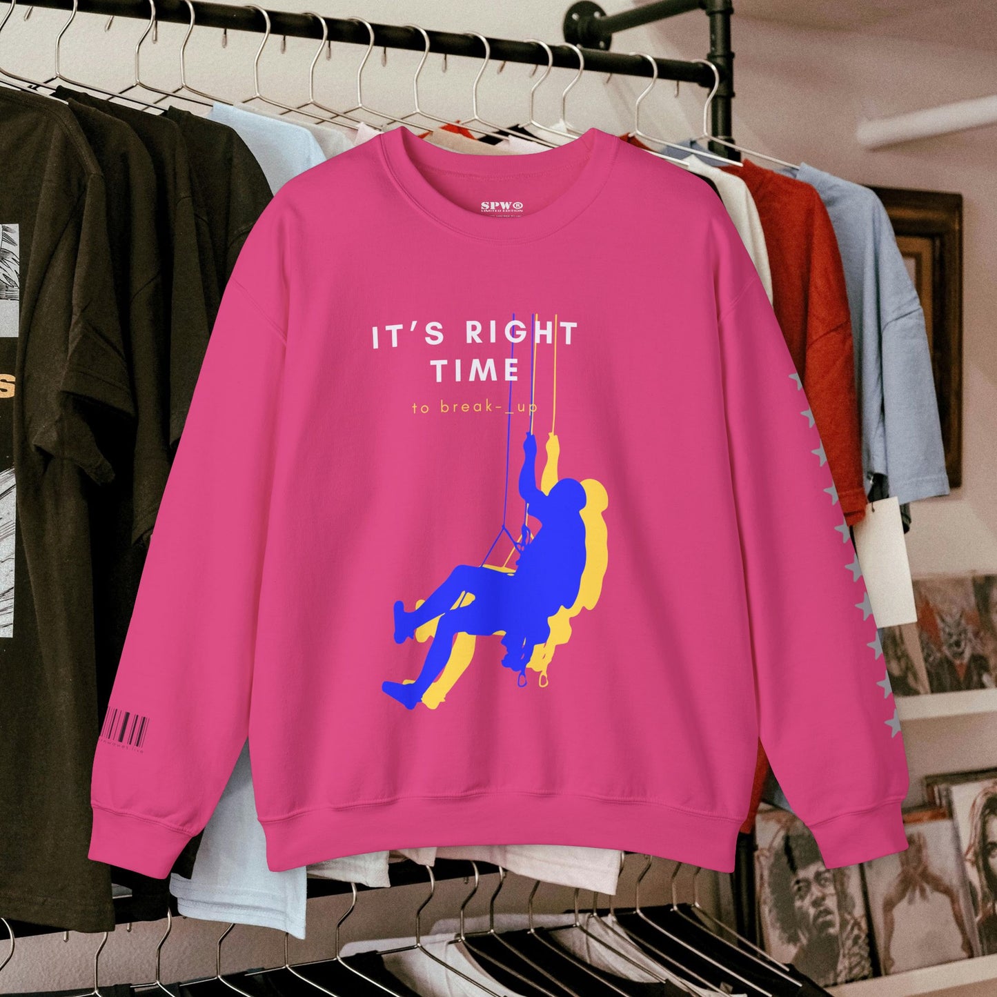 Unisex Heavy Blend™ Crewneck Sweatshirt_ N3+ Series UHBCSS PT2WW020_ Limited Edition by WesternWaves:
