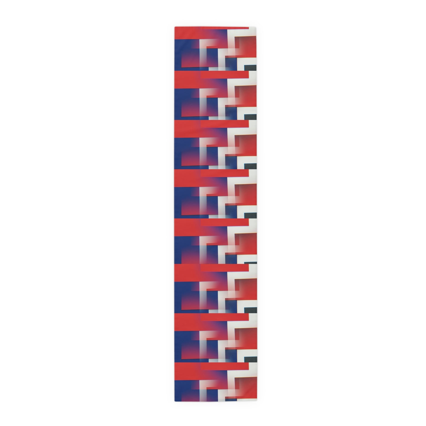 Table Runner (Cotton, Poly)_ Modern Abstract Table Runner for Stylish Dining_ N7+ Series TRUNNER PT2WW004_ Limited Edition by WesternWaves_
